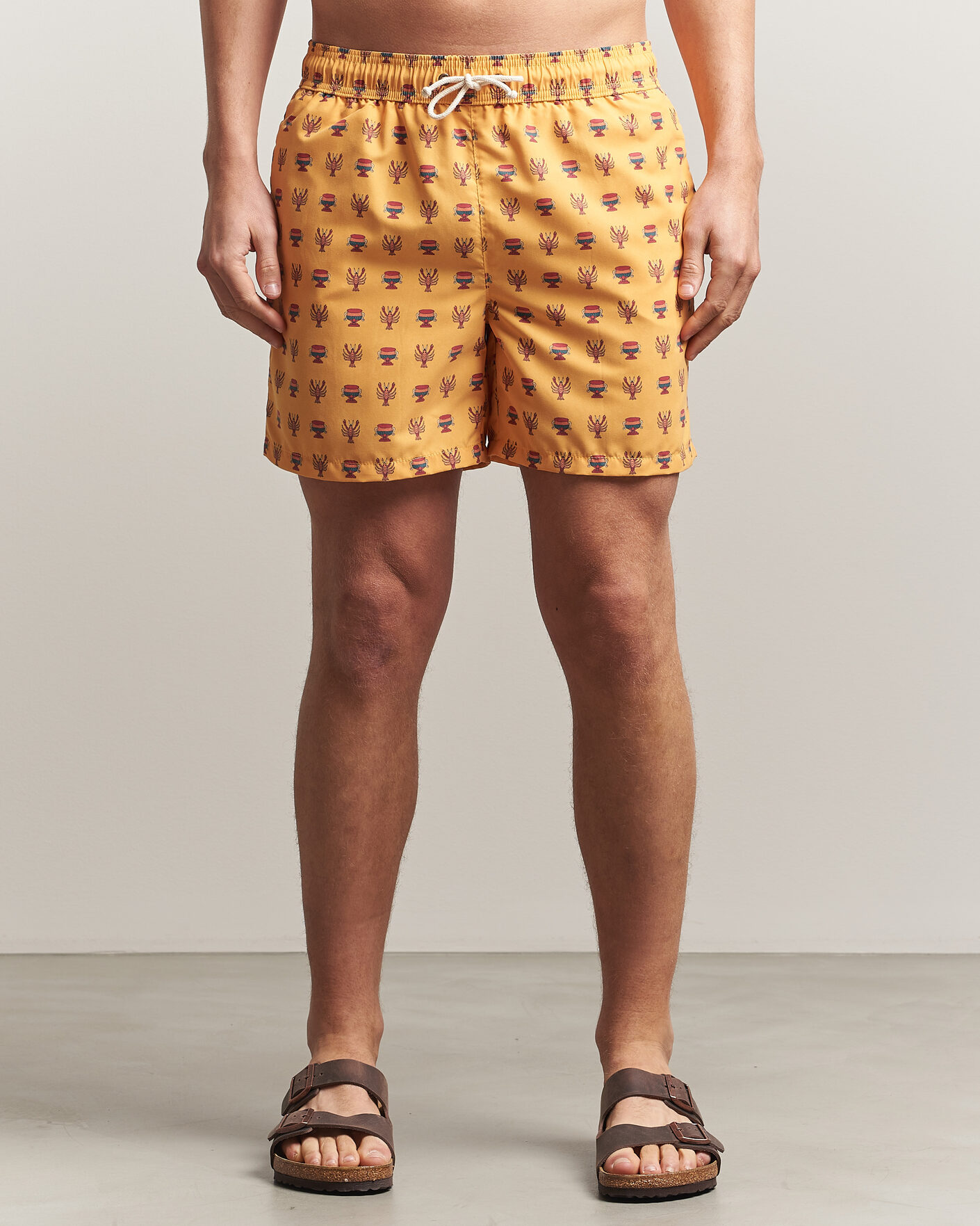 Mies | Uimahousut | Ripa Ripa | Printed Swimshorts Yellow