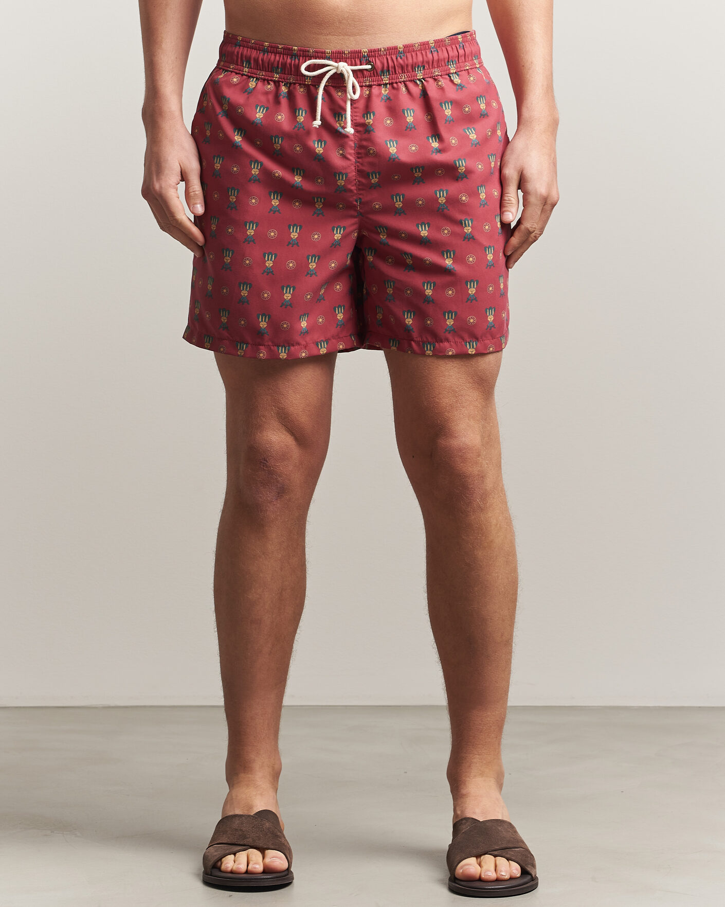 Mies | Uimahousut | Ripa Ripa | Printed Swimshorts Red