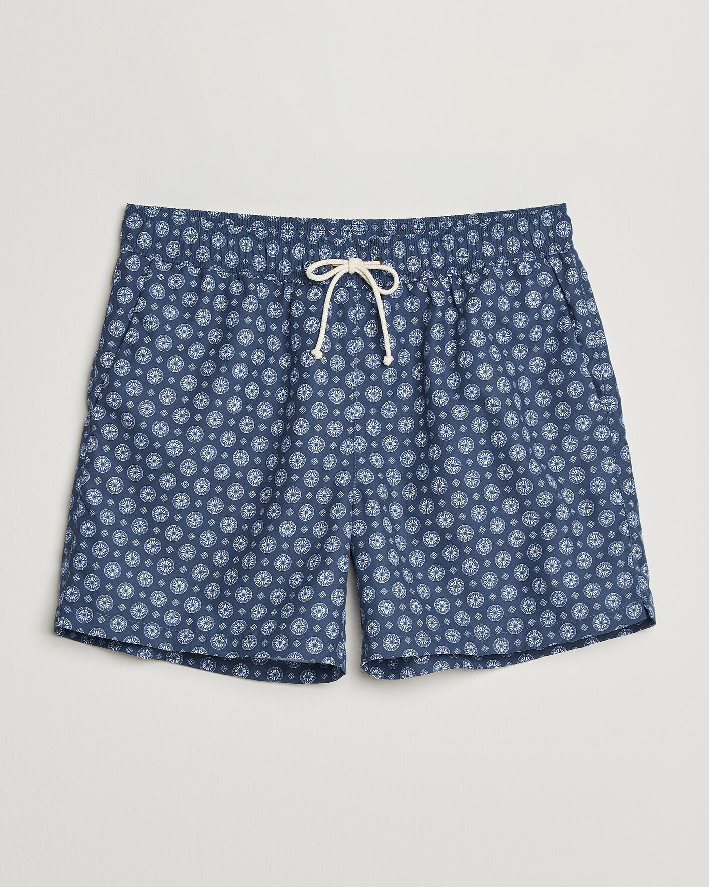 Mies | Uimahousut | Ripa Ripa | Printed Swimshorts Dark Blue