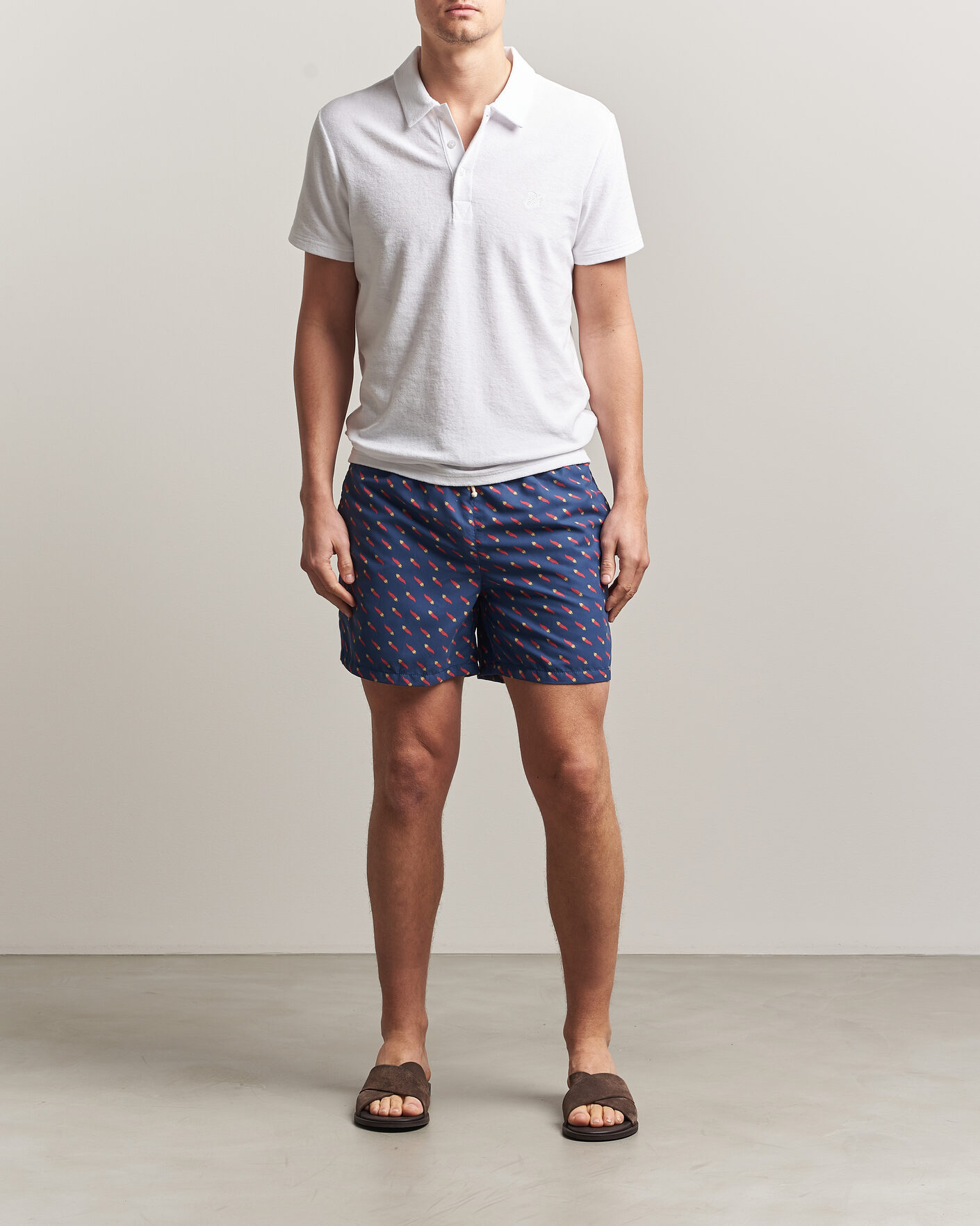 Mies | Uimahousut | Ripa Ripa | Printed Swimshorts Blue
