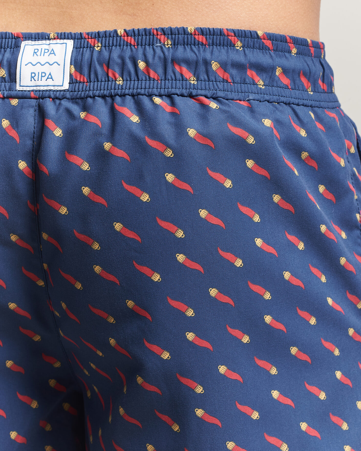 Mies | Uimahousut | Ripa Ripa | Printed Swimshorts Blue