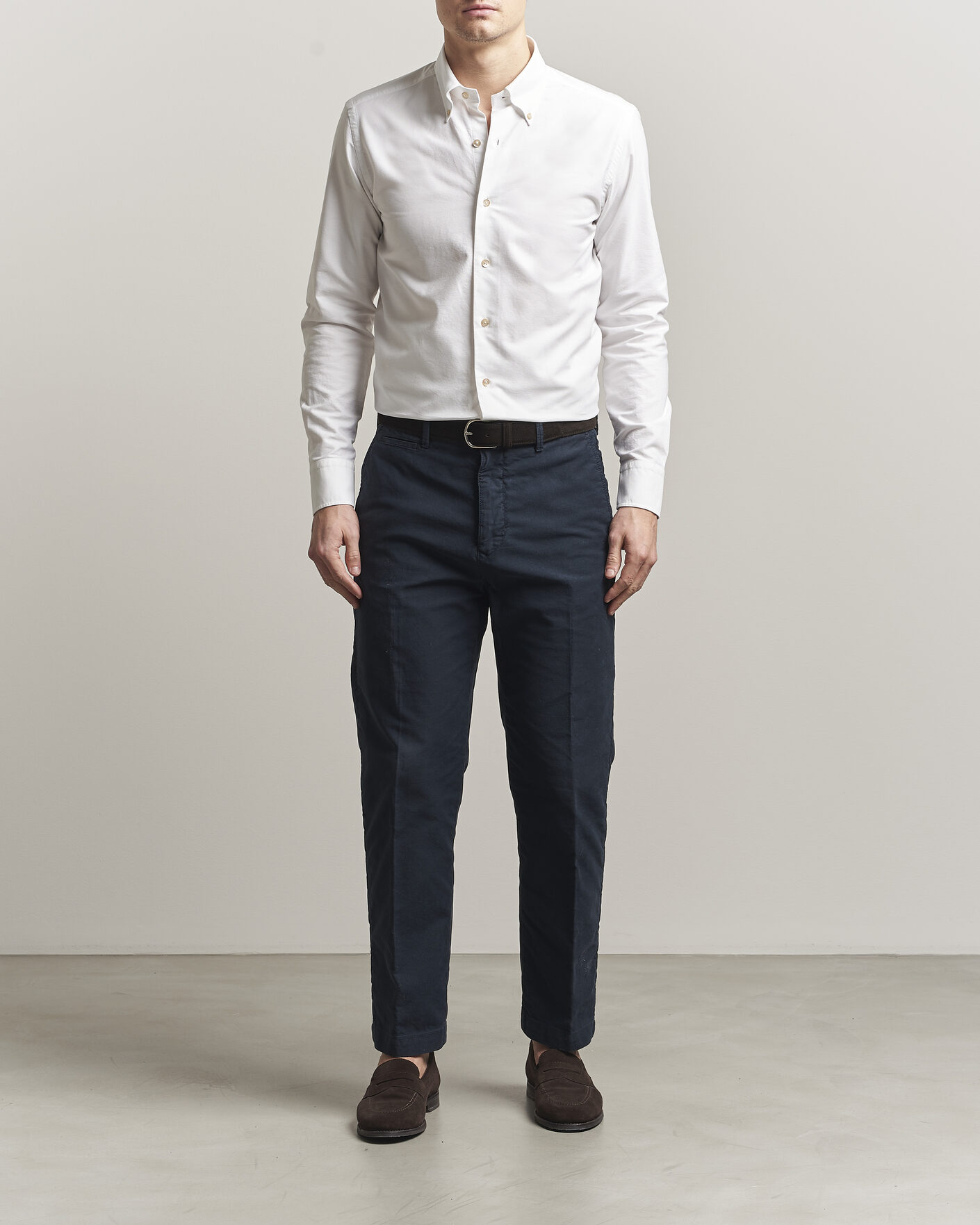 Mies | Kauluspaidat | Grigio | Oxford Button Down Shirt White