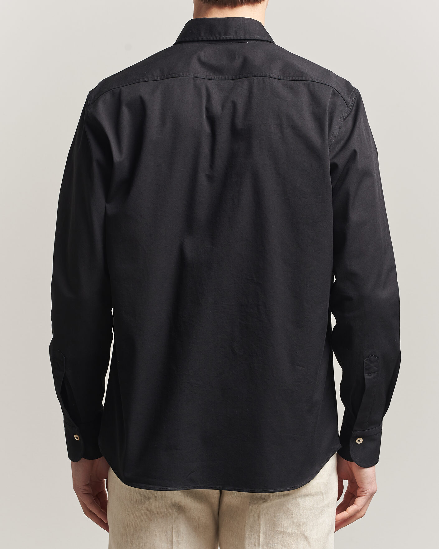 Mies | Kauluspaidat | Grigio | Illinois Cotton Overshirt Black
