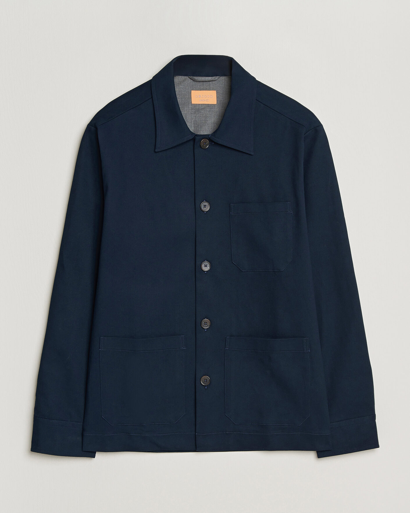 Mies | Takit | Grigio | Cotton Chore Jacket Navy