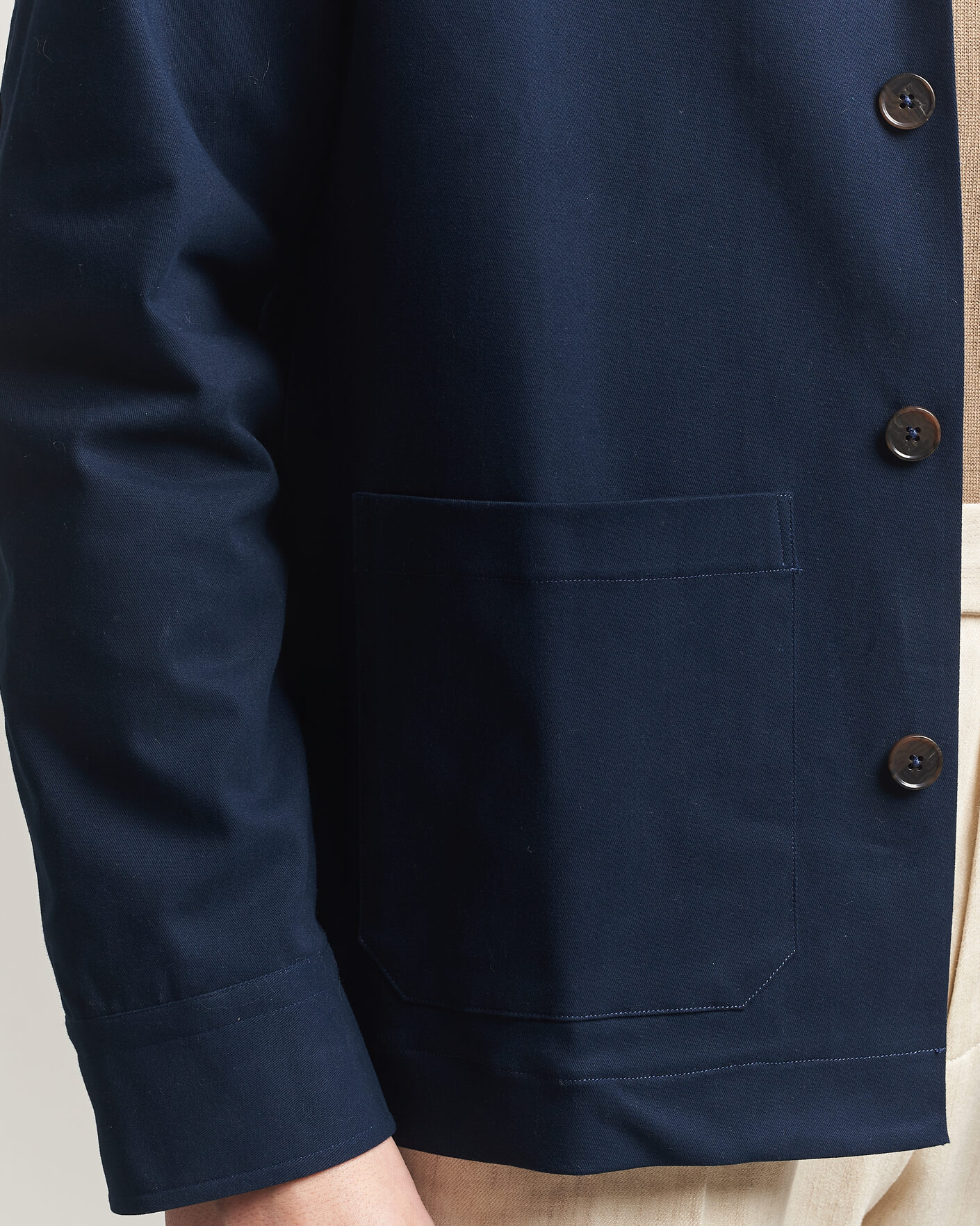 Mies | Takit | Grigio | Cotton Chore Jacket Navy