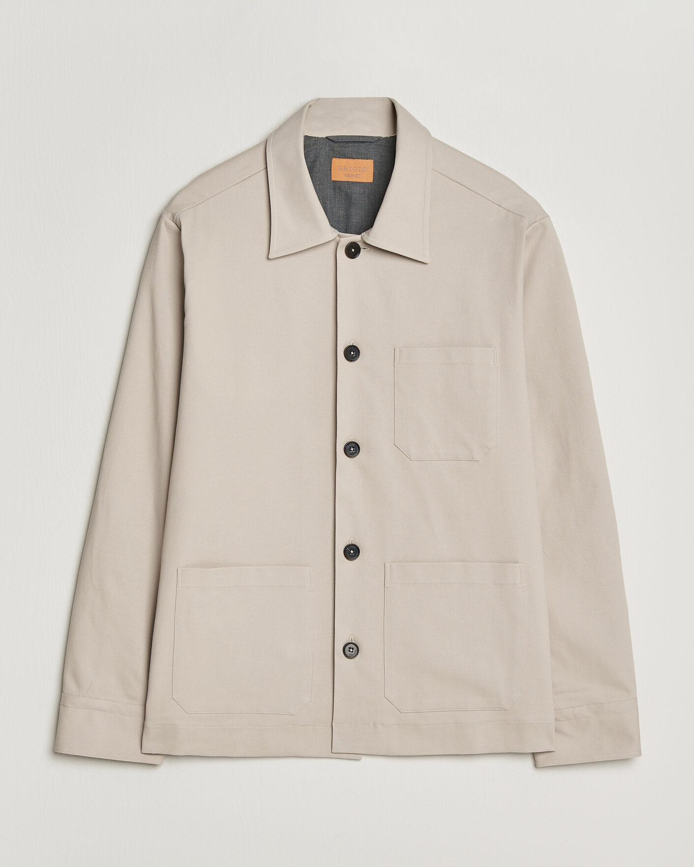 Mies | Takit | Grigio | Cotton Chore Jacket Beige
