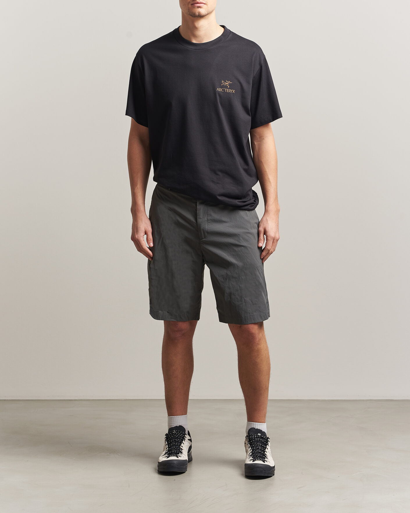 Mies | T-paidat | Arc'teryx | Kragg Cotton Bird Word T-Shirt Black