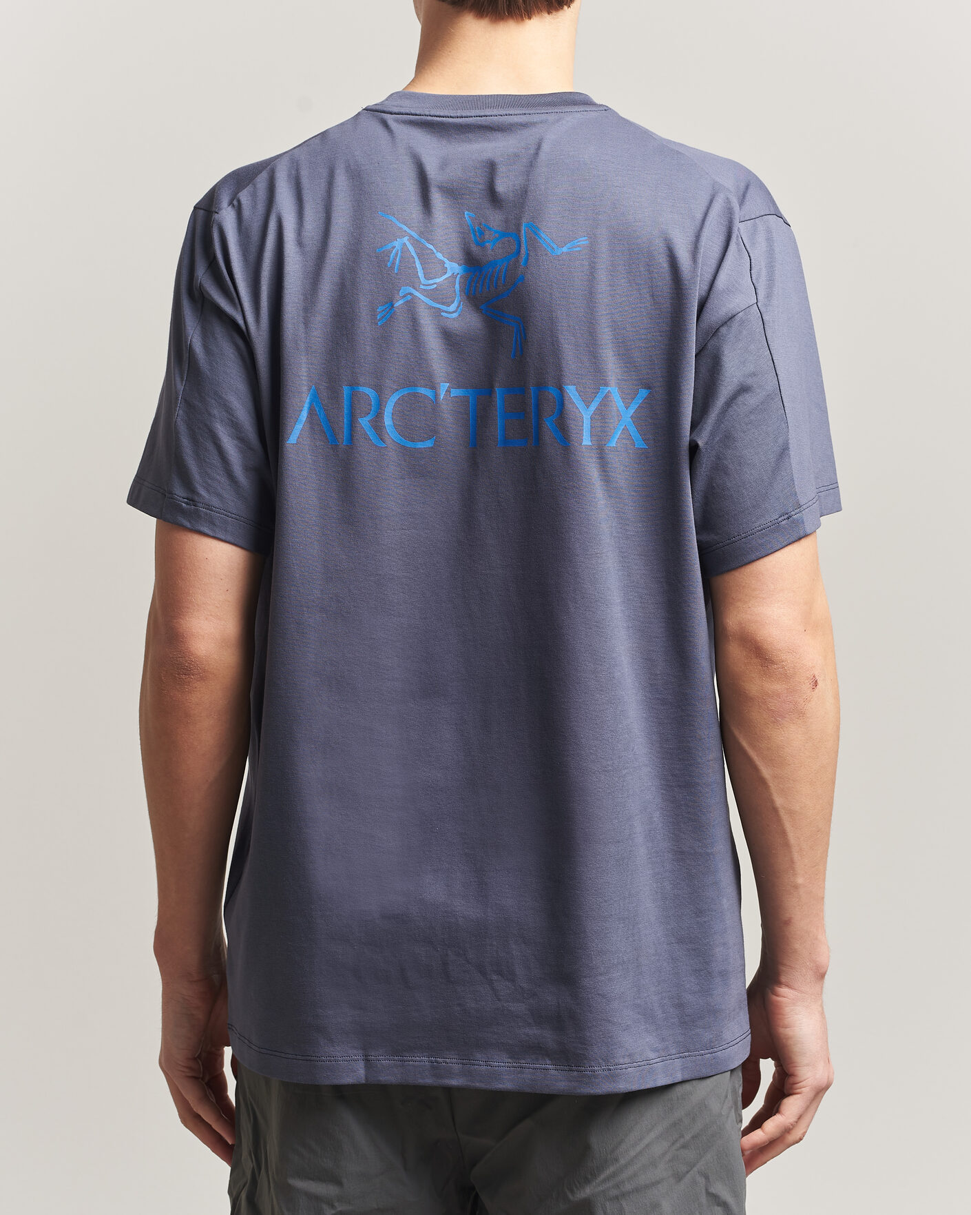 Mies | T-paidat | Arc'teryx | Kragg Cotton Bird Word T-Shirt Dark Stratus