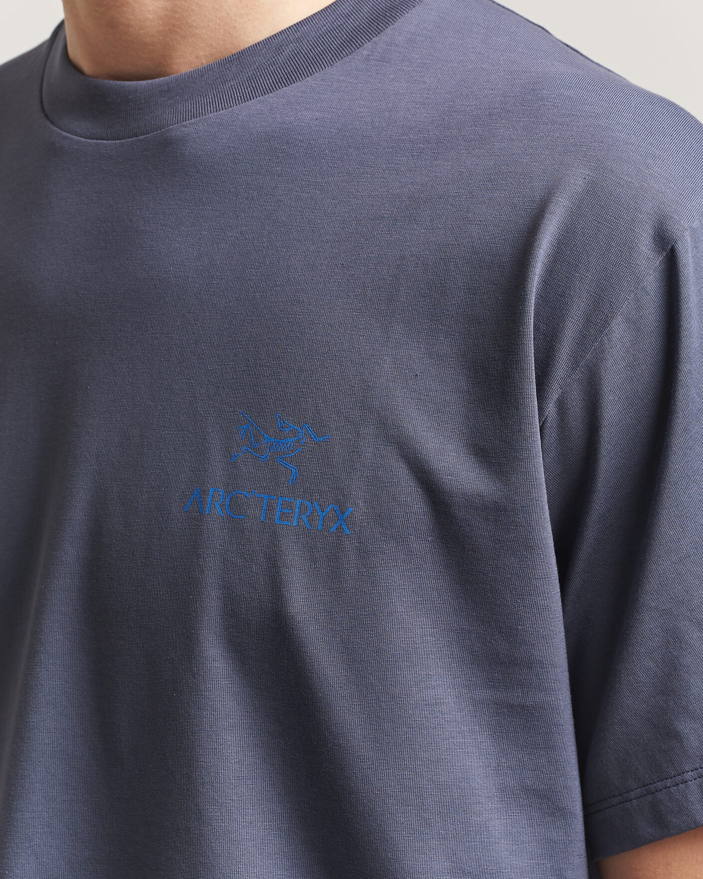 Mies | T-paidat | Arc'teryx | Kragg Cotton Bird Word T-Shirt Dark Stratus
