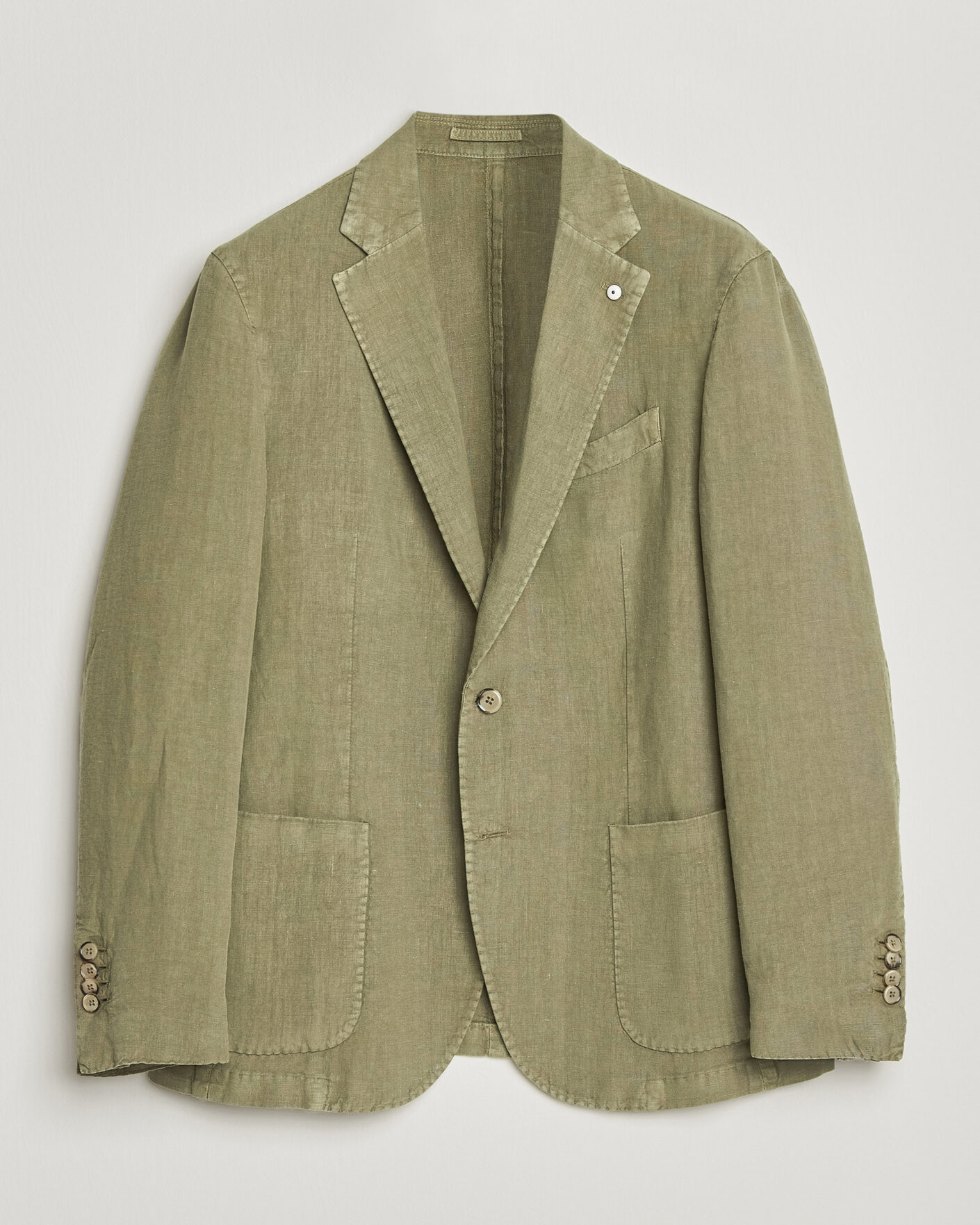 Mies | Pikkutakit | L.B.M. 1911 | Jack Regular Fit Linen Blazer Olive