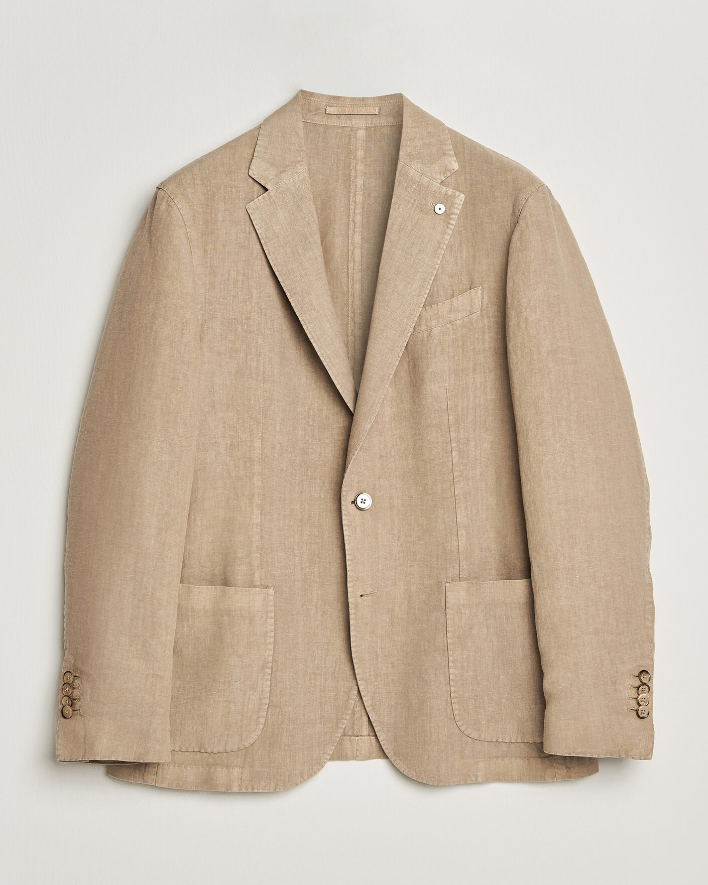 Mies | Pikkutakit | L.B.M. 1911 | Jack Regular Fit Linen Blazer Taupe