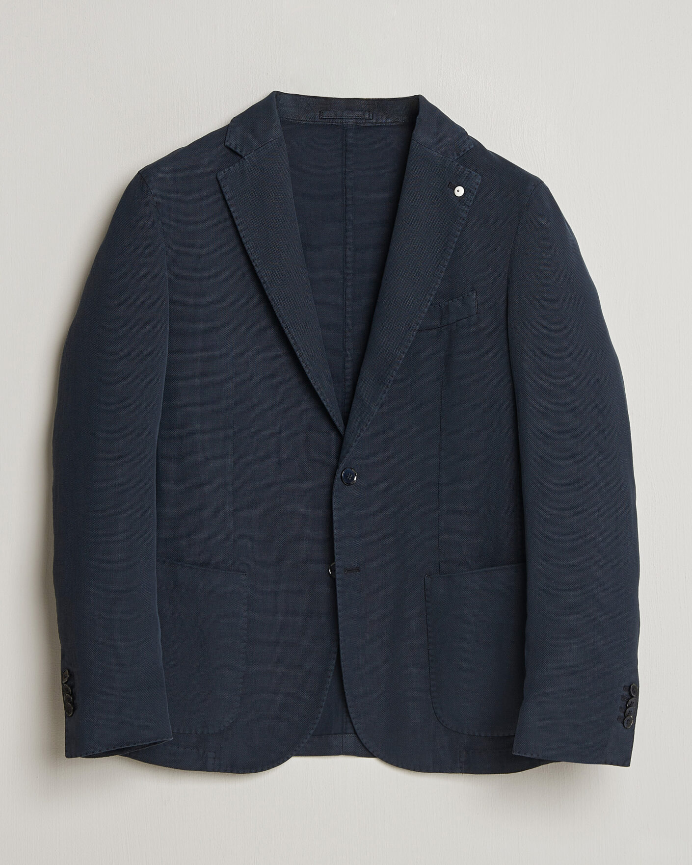 Mies | Pikkutakit | L.B.M. 1911 | Jack Regular Fit Structured Cotton Blazer Navy