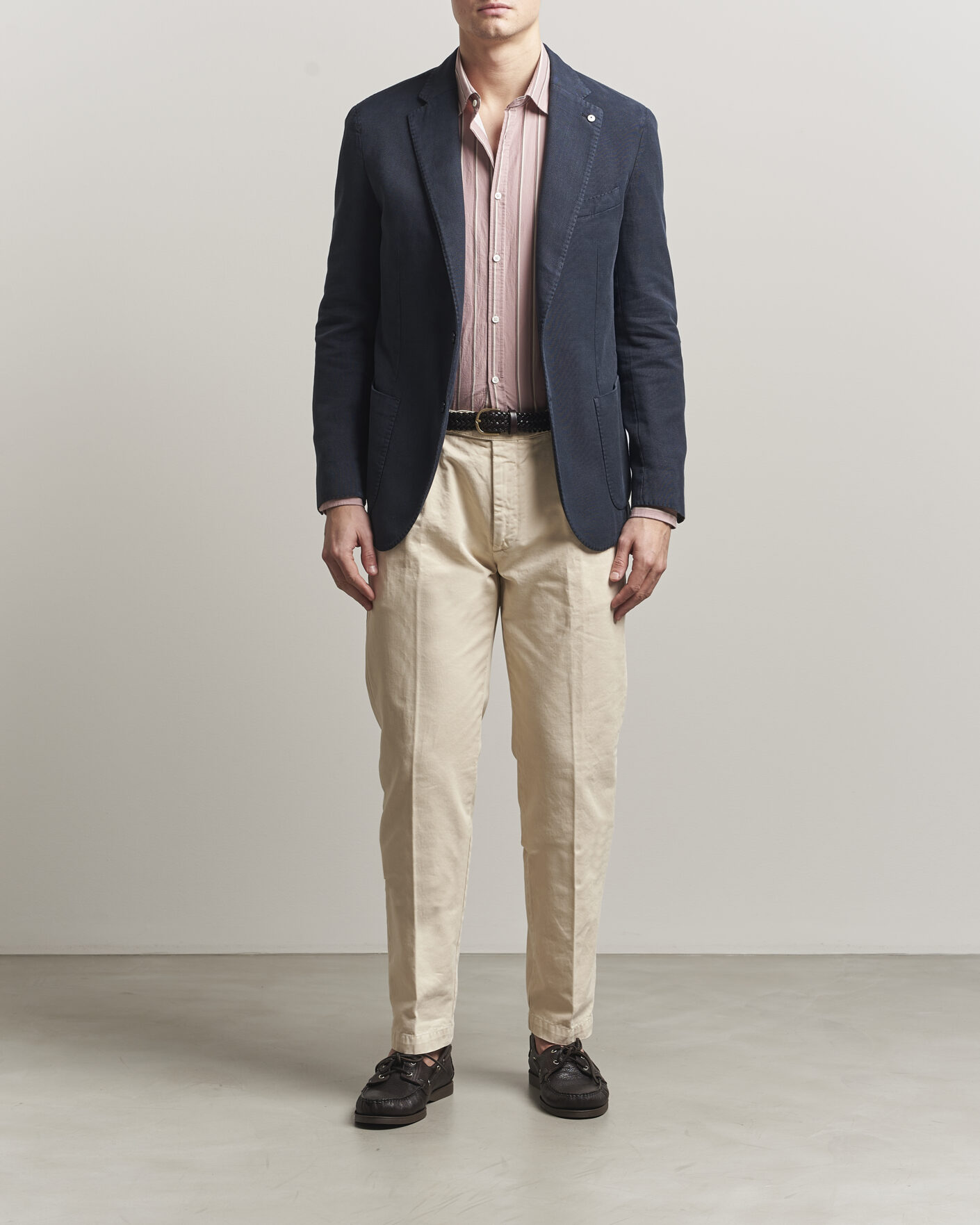 Mies | Pikkutakit | L.B.M. 1911 | Jack Regular Fit Structured Cotton Blazer Navy