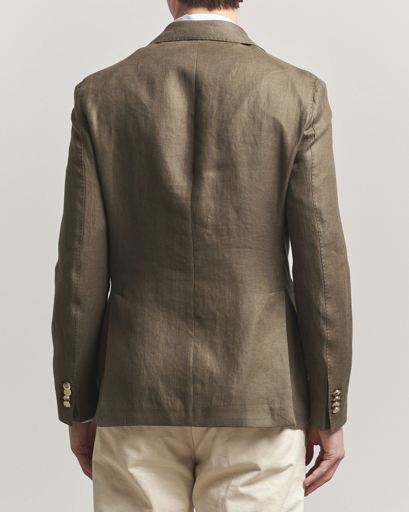 Mies | Pikkutakit | L.B.M. 1911 | Tom Regular DB Linen Blazer Olive