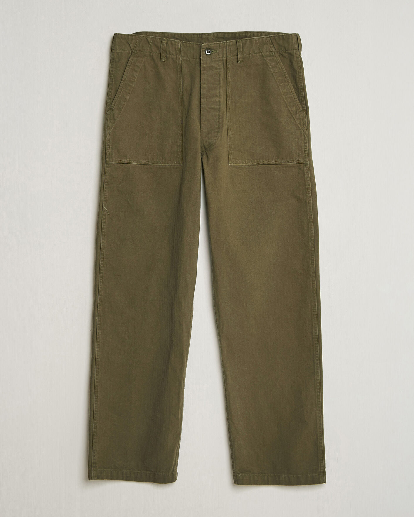 Mies | Housut | orSlow | Vintage Fit Herringbone Fatigue Pants Army Green