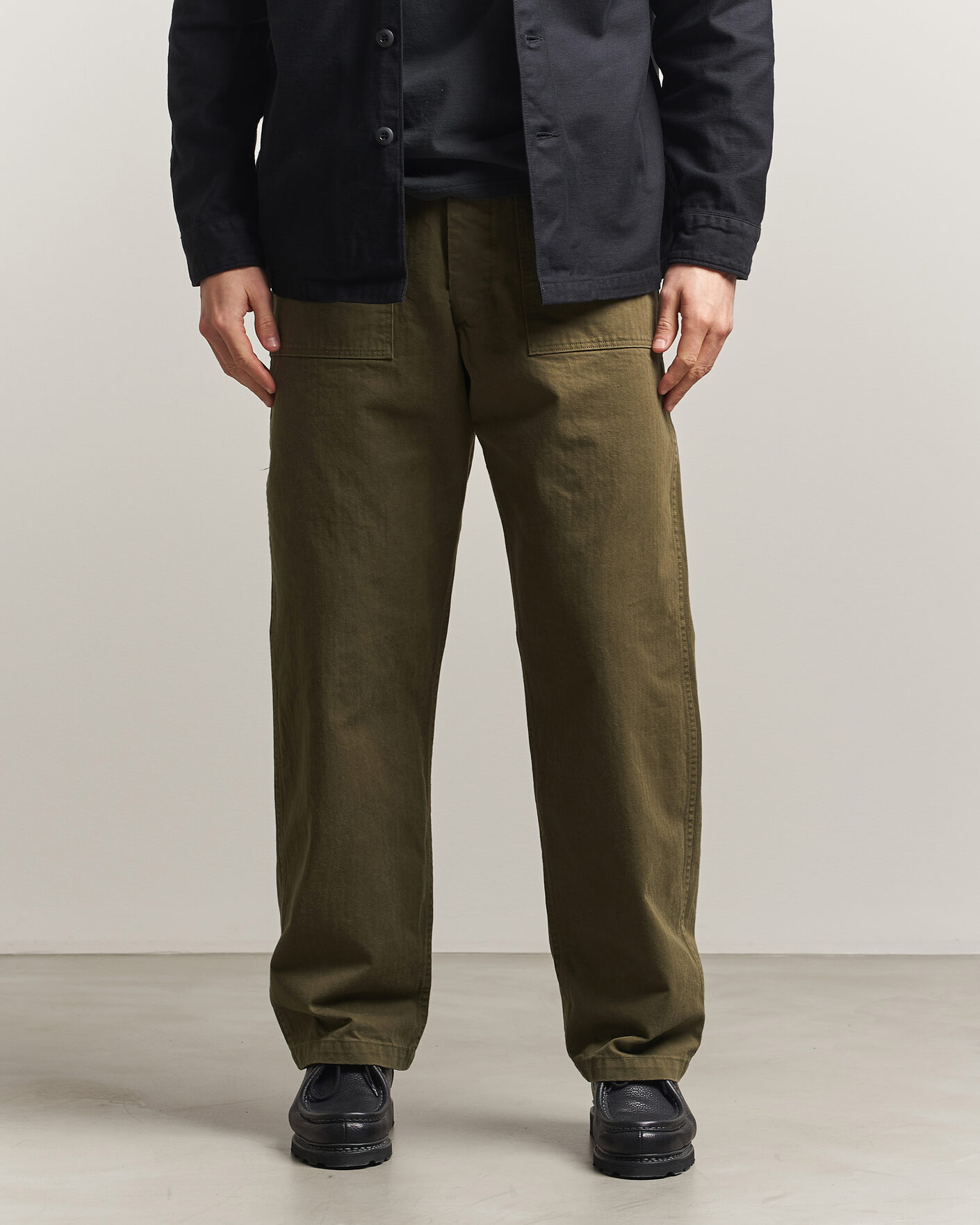Mies | Housut | orSlow | Vintage Fit Herringbone Fatigue Pants Army Green