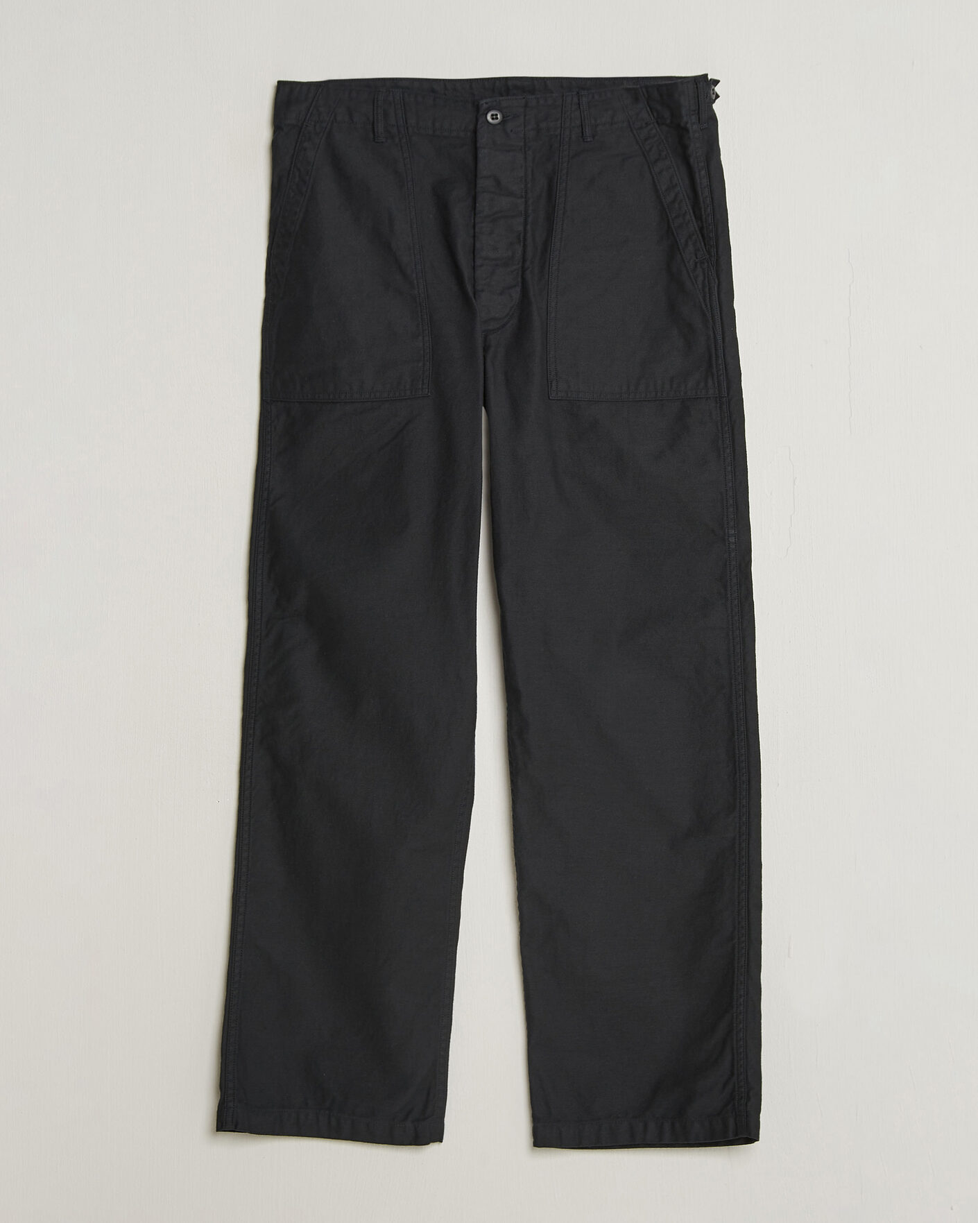 Mies | Housut | orSlow | Regular Fit Original Sateen Fatigue Pants Black
