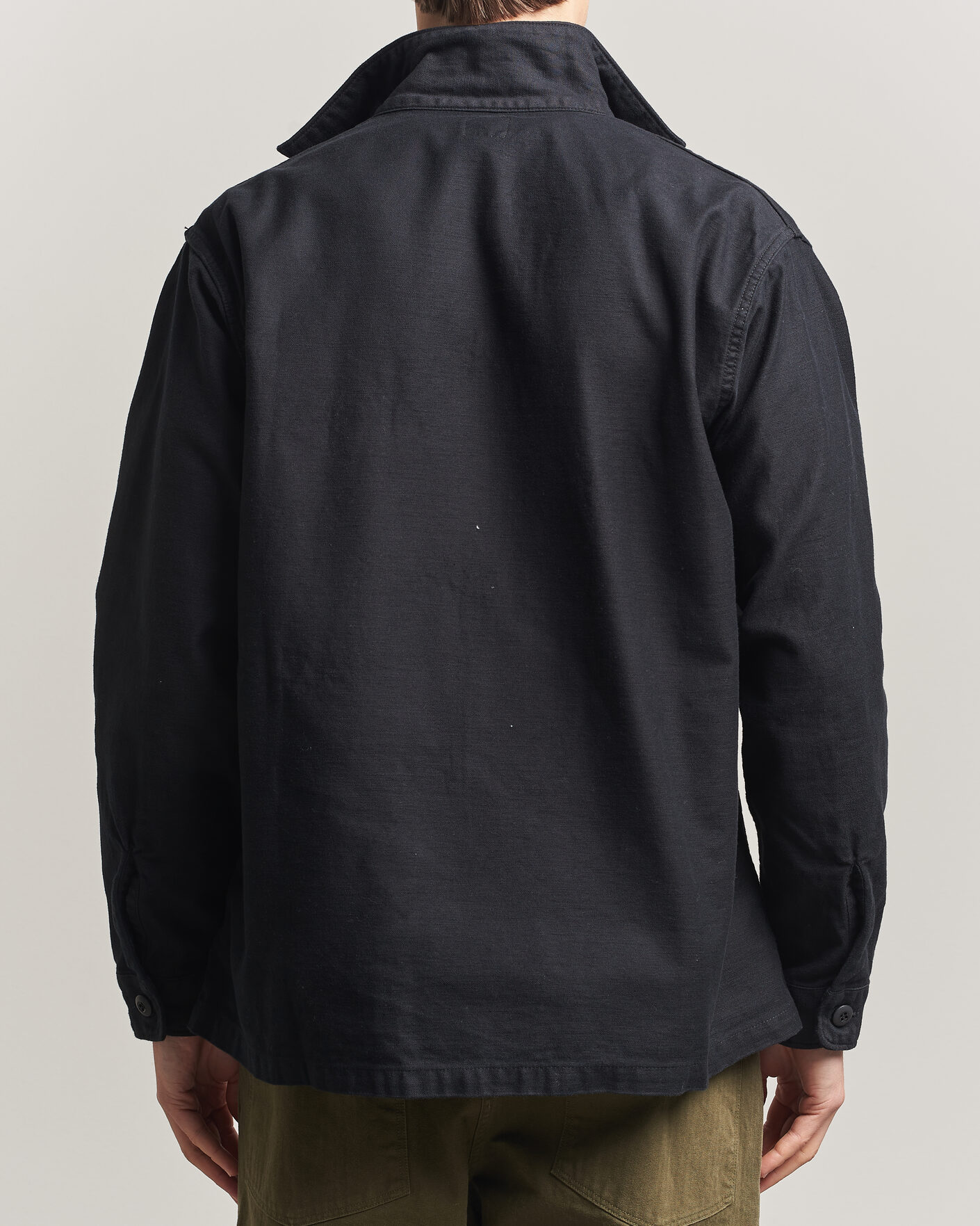 Mies | Kauluspaidat | orSlow | Cotton Sateen US Army Overshirt Black