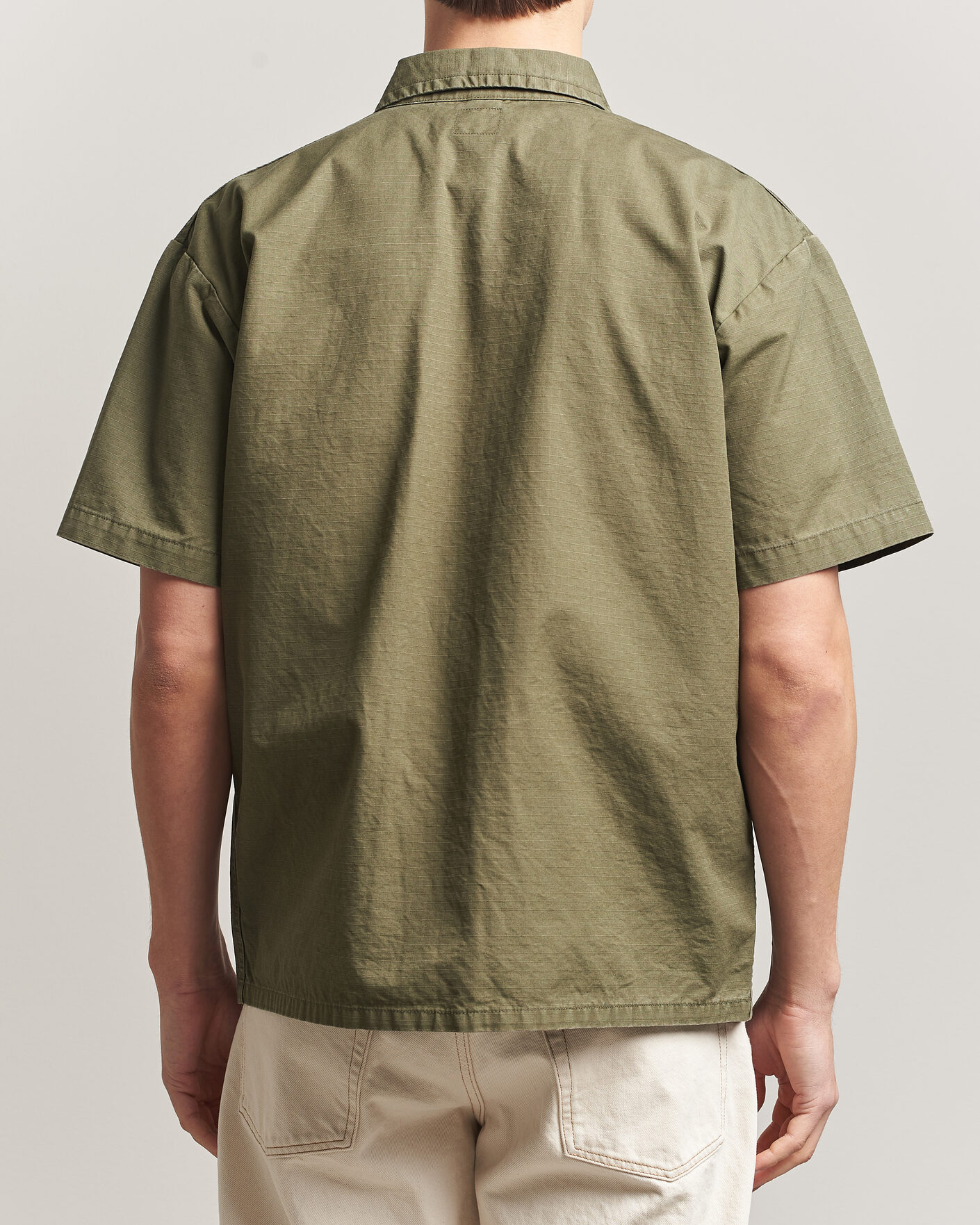 Mies | Kauluspaidat | orSlow | Short Sleeve Utility Shirt Army Green