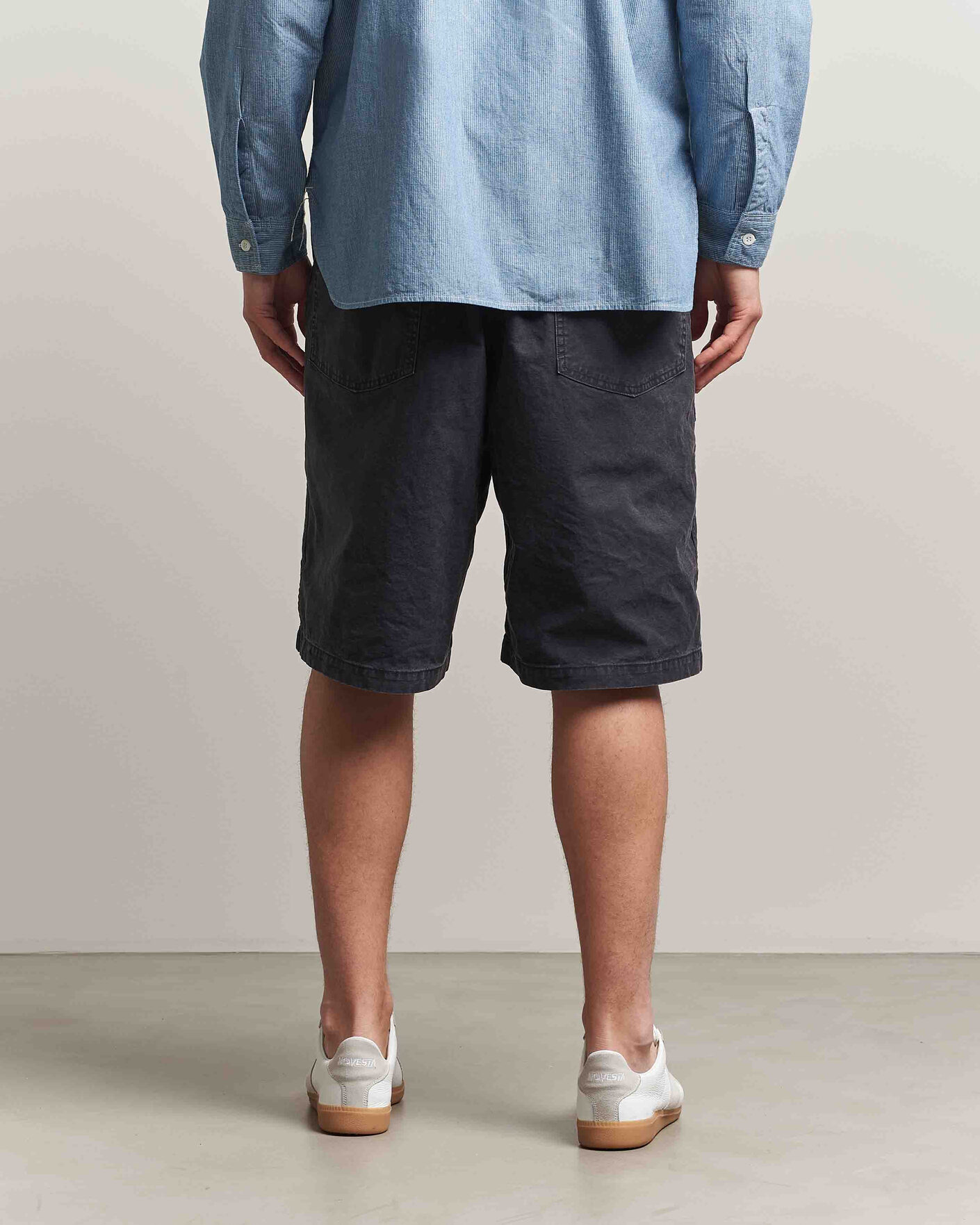 Mies | Shortsit | orSlow | Summer Fatigue Shorts Washed Black