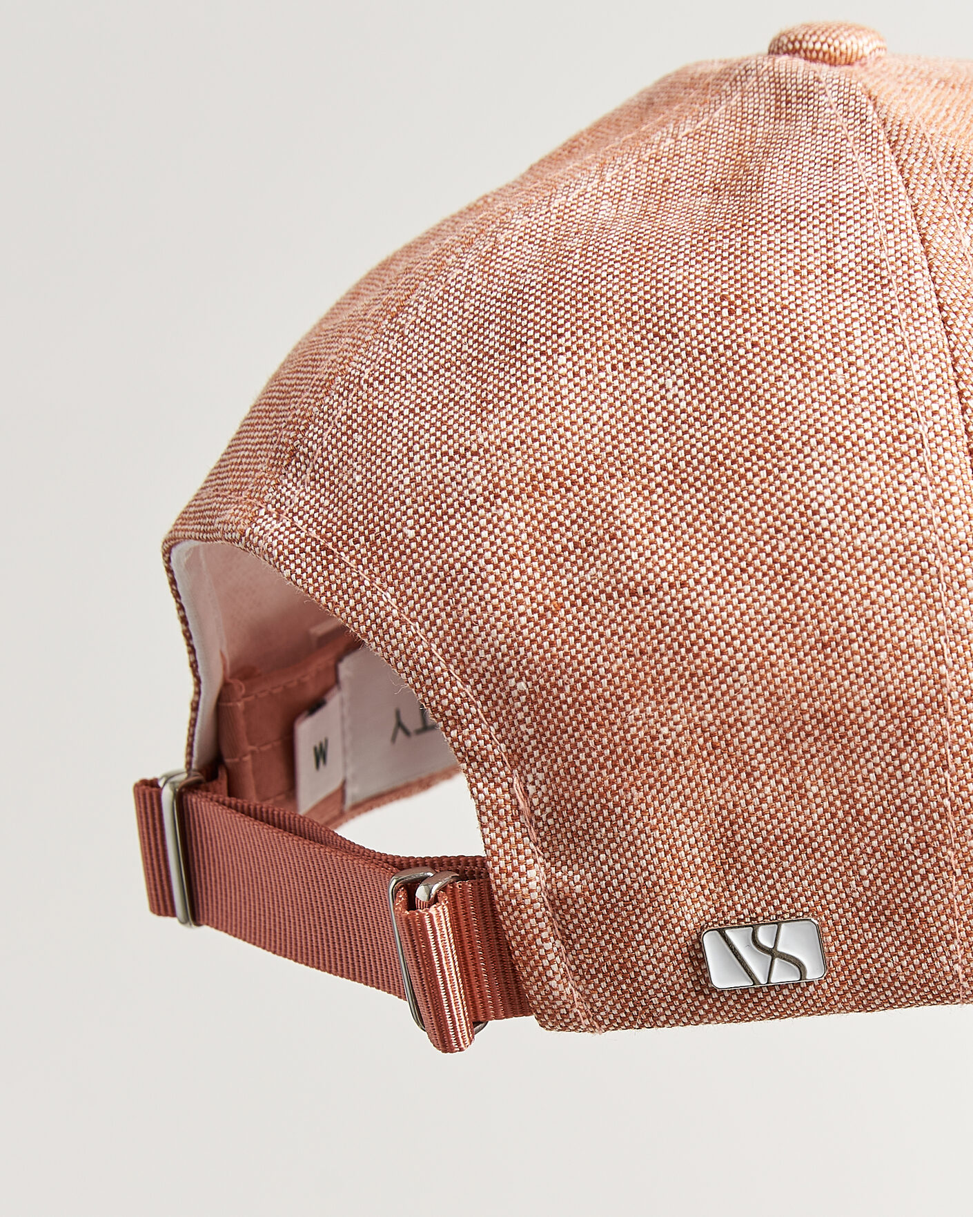 Mies | Päähineet | Varsity Headwear | Linen Baseball Cap Pale Rust