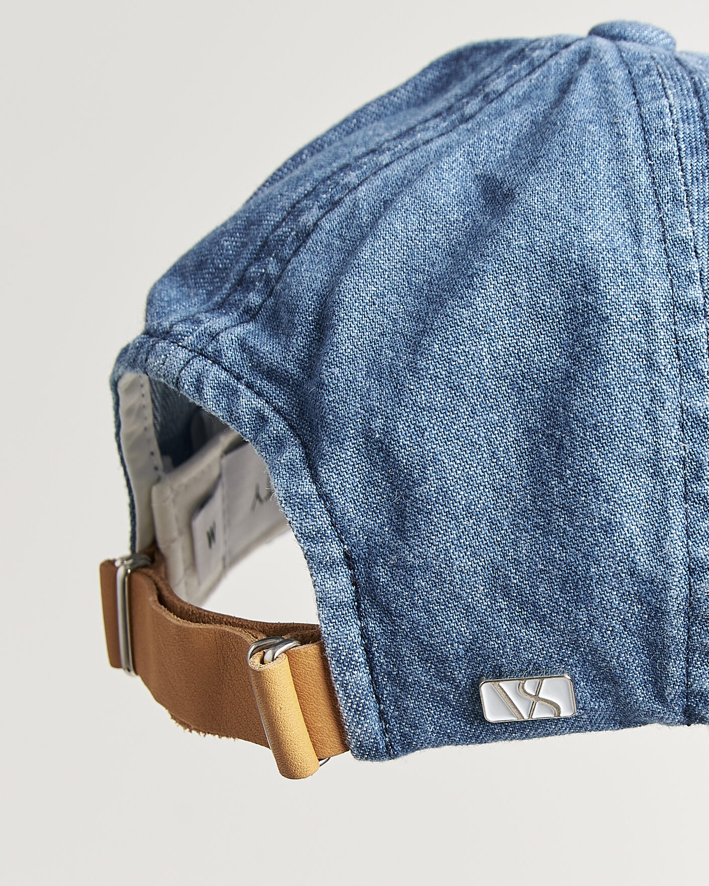 Mies | Päähineet | Varsity Headwear | Washed Denim Baseball Cap Indigo