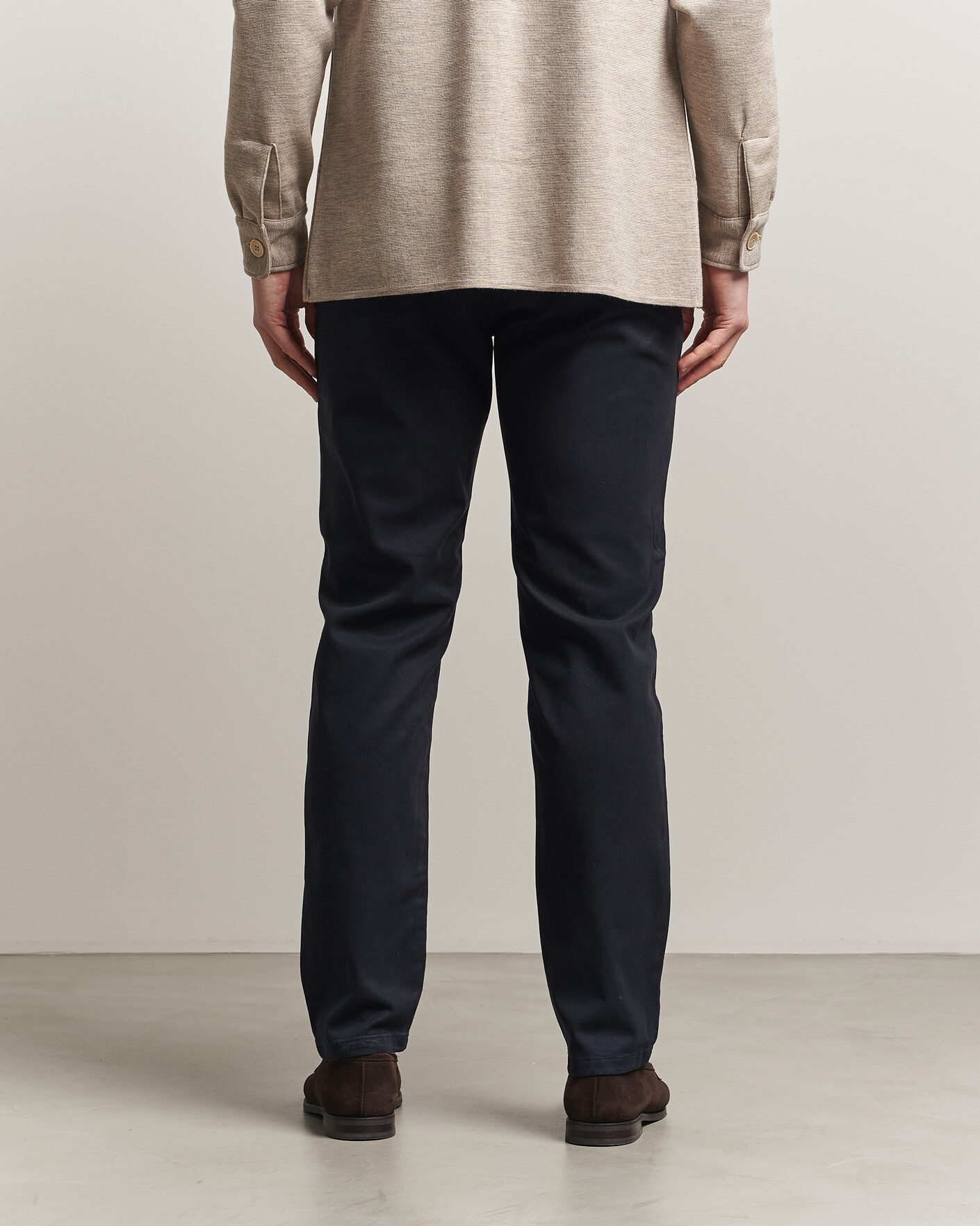 Mies | Housut | Oscar Jacobson | Slim Fit 5-Pocket Chino Navy