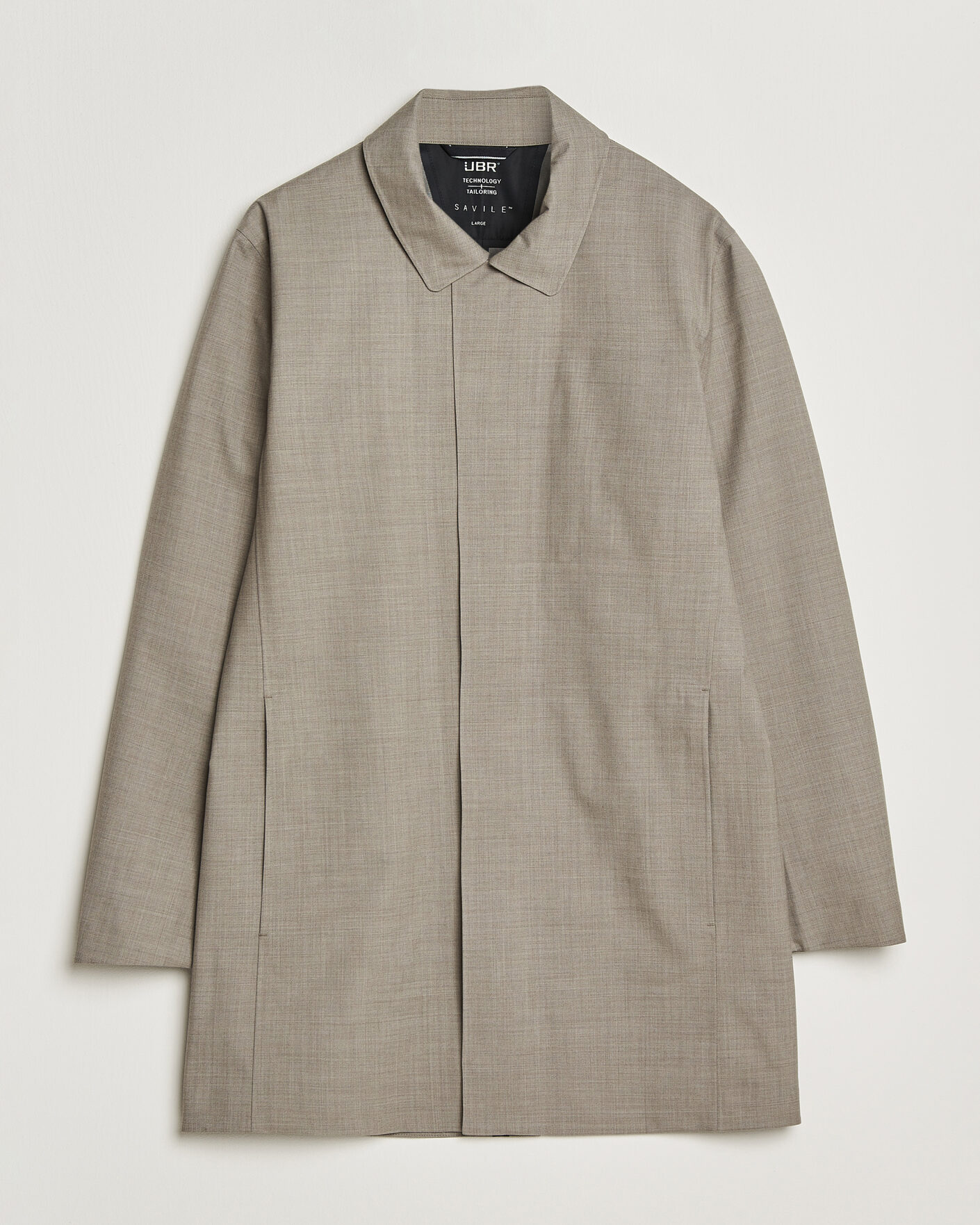 Mies | Takit | UBR | Sky Fall Savile Wool Waterproof Coat Sand