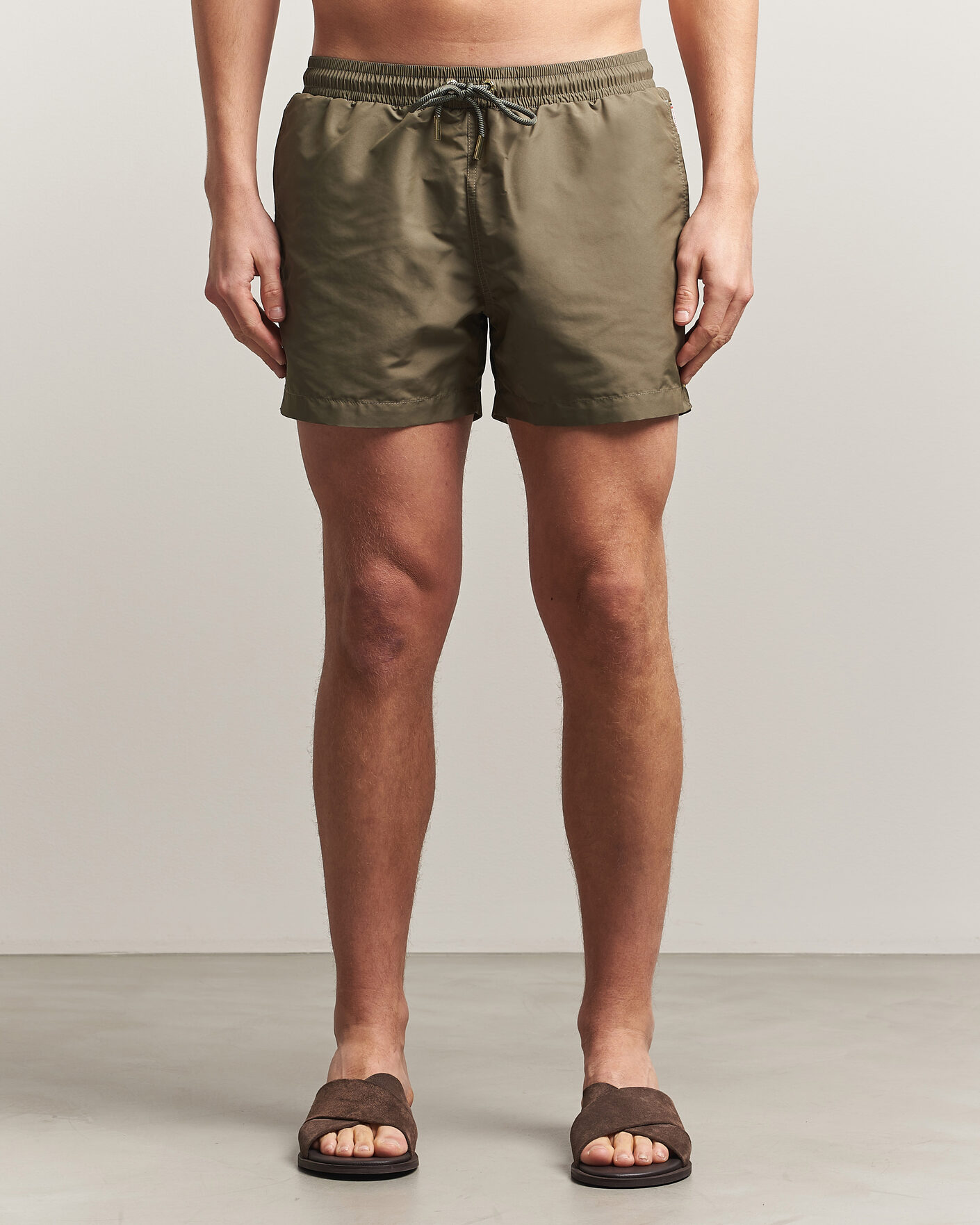 Mies | Uimahousut | Orlebar Brown | Jack Solid Drawstring Swim Shorts Herbal Green