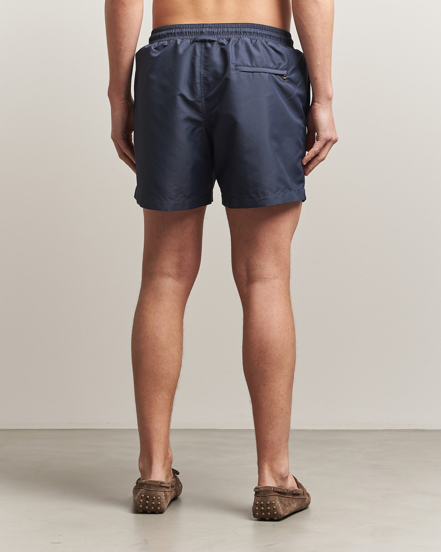Mies | Uimahousut | Orlebar Brown | Boxer Solid Drawstring Swim Shorts Granite
