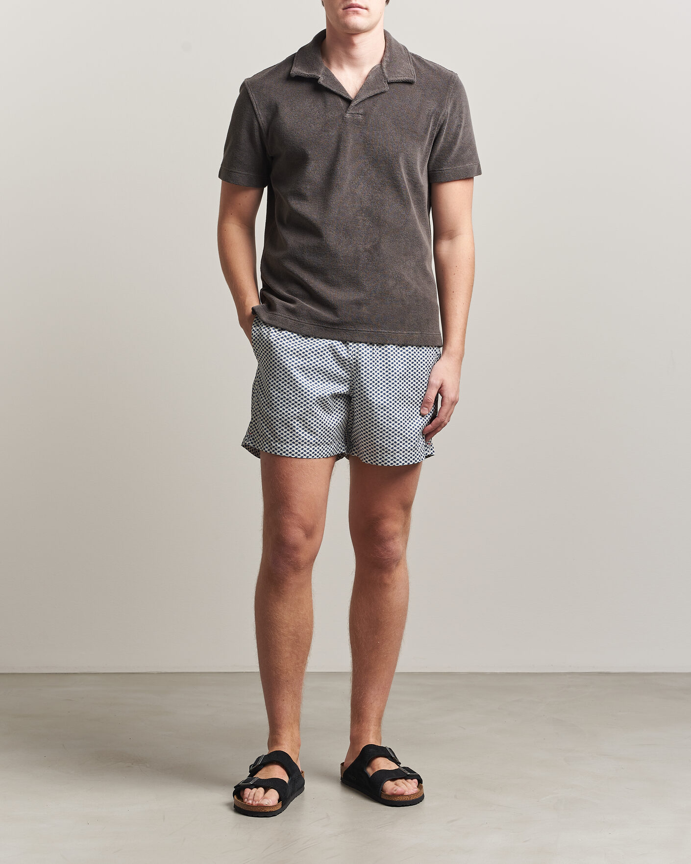 Mies | Uimahousut | Orlebar Brown | Boxer Modula Drawstring Swim Shorts Nova Blue