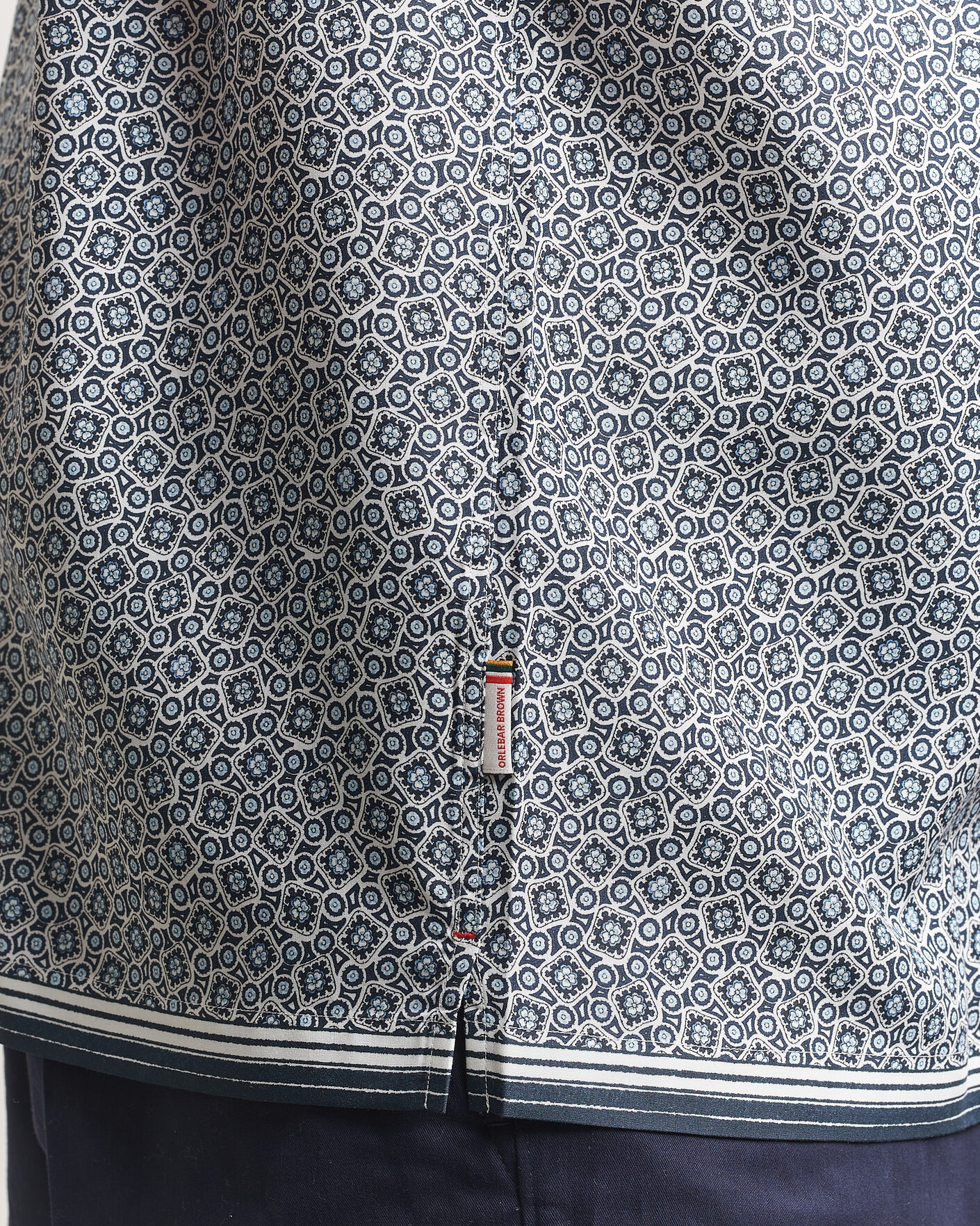 Mies | Kauluspaidat | Orlebar Brown | Maitan Lyocel Petola Shirts Night Iris