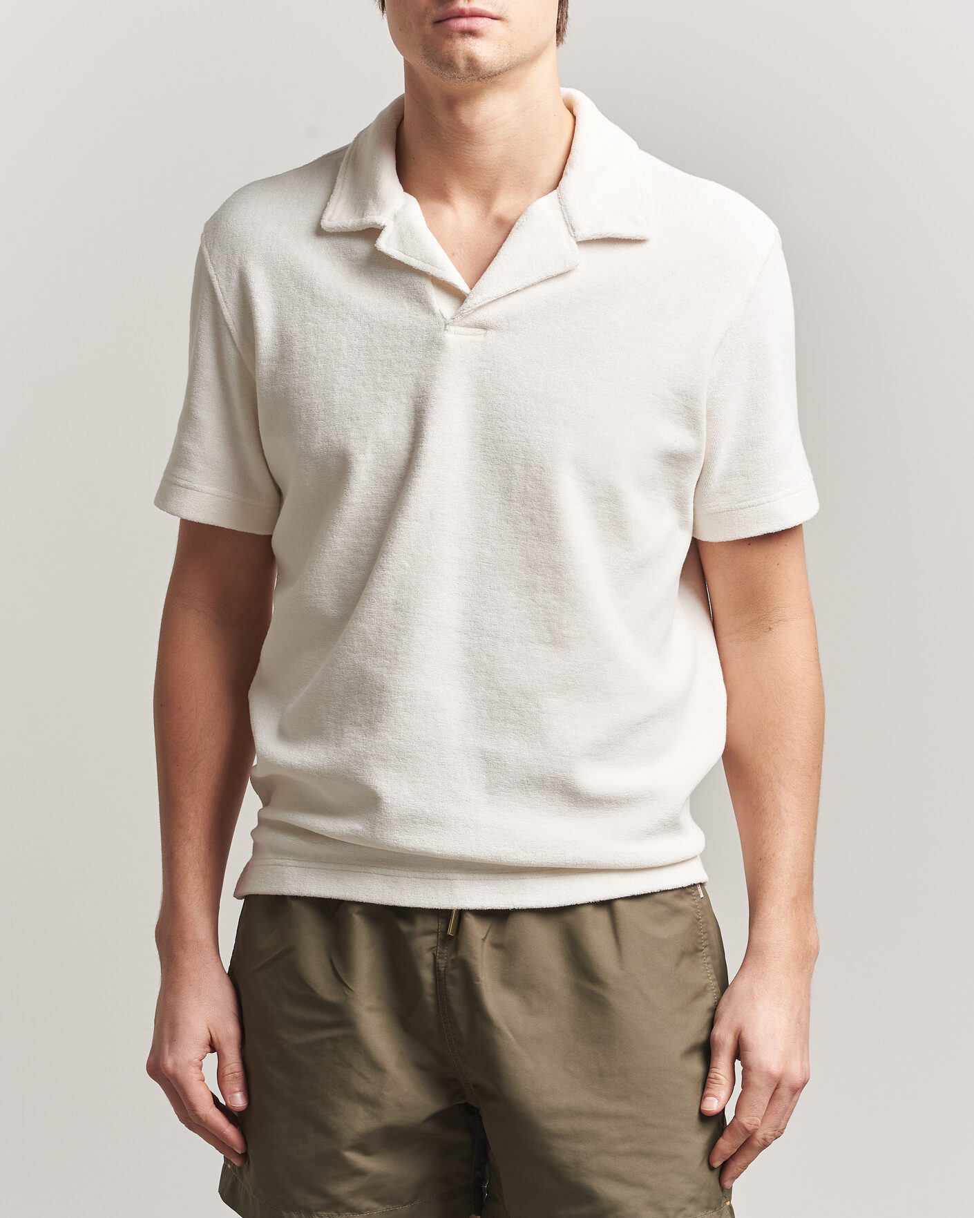 Mies | Pikeet | Orlebar Brown | Terry Resort Polo Thasos Beach