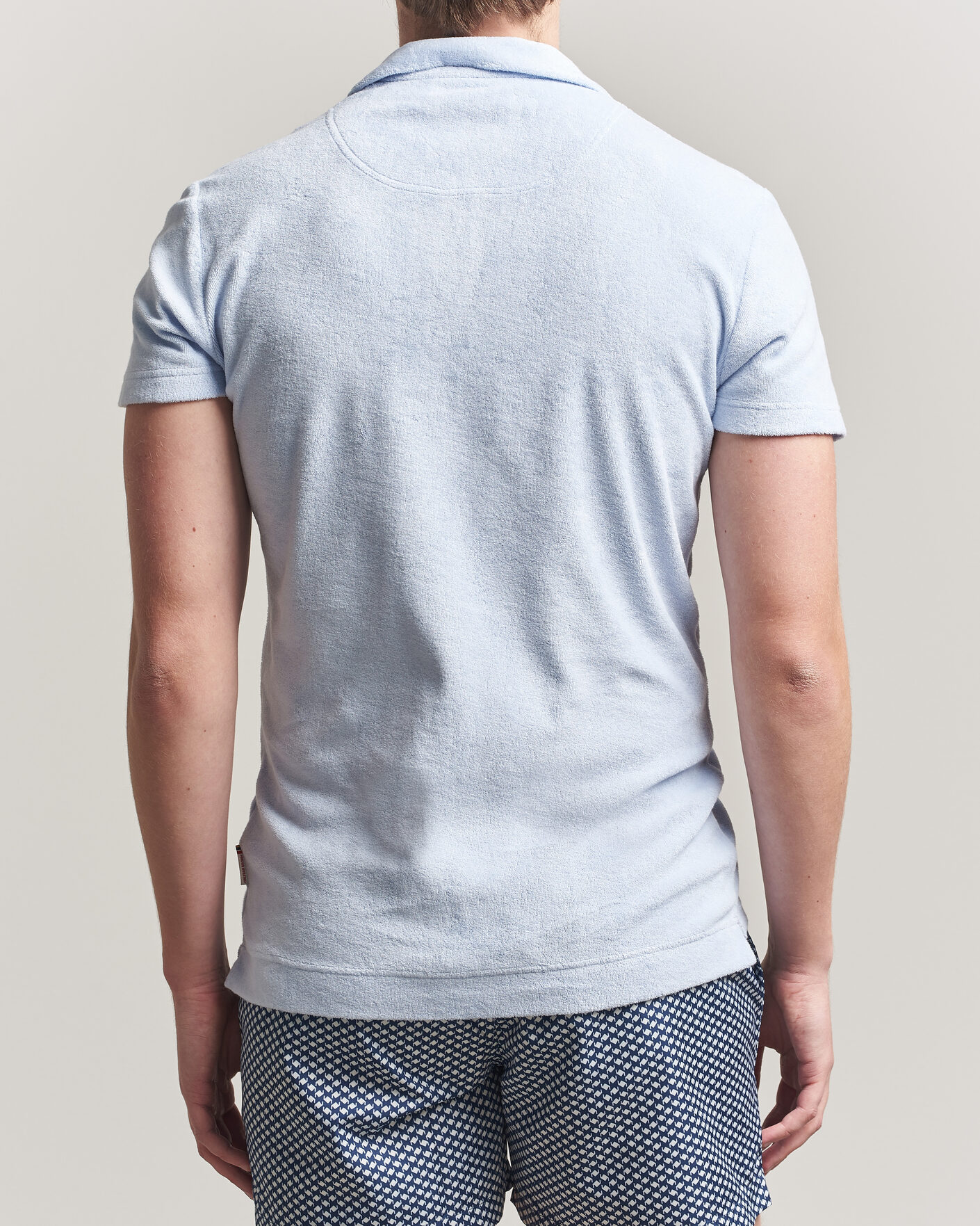 Mies | Pikeet | Orlebar Brown | Terry Polo Surfside Blue