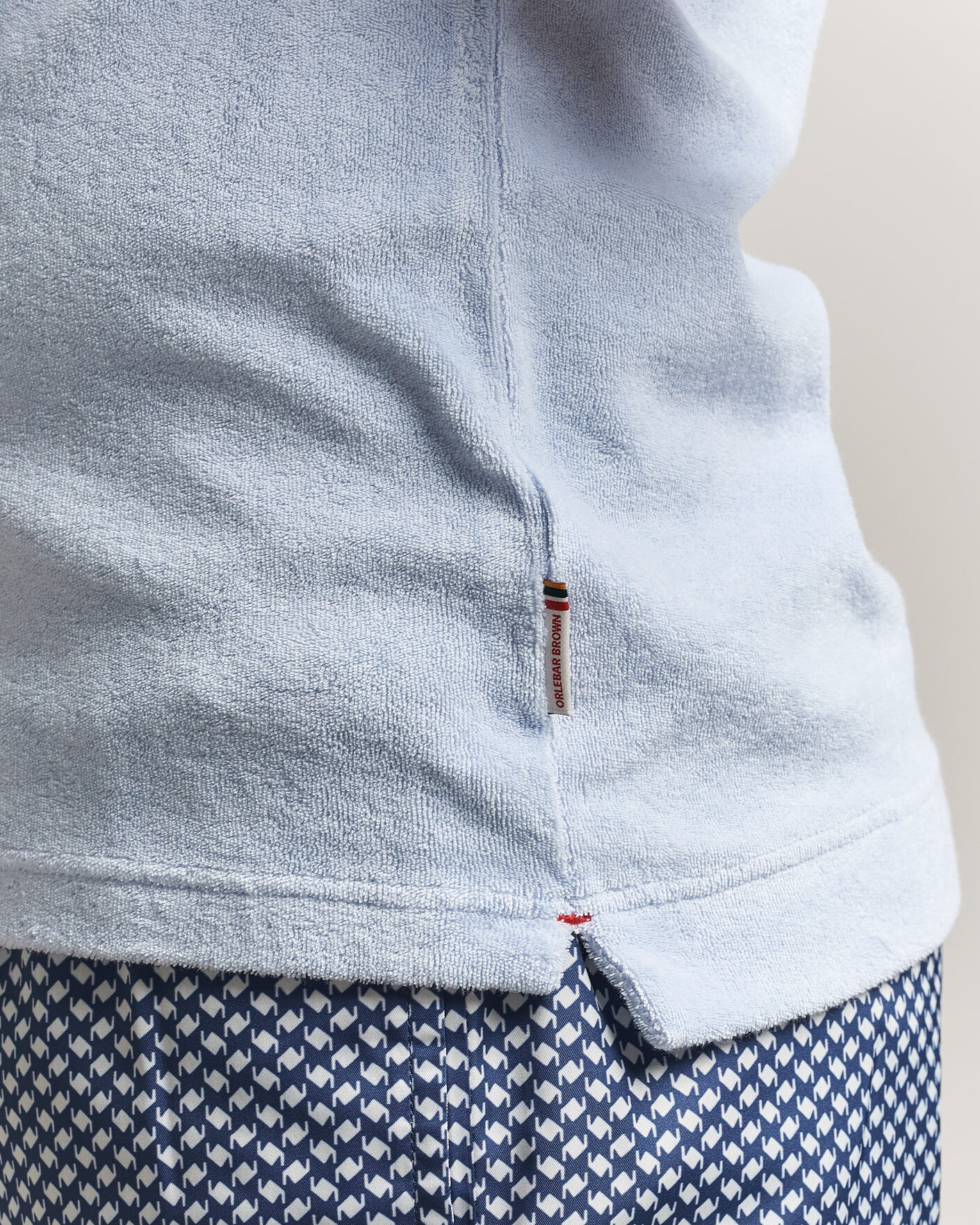 Mies | Pikeet | Orlebar Brown | Terry Polo Surfside Blue