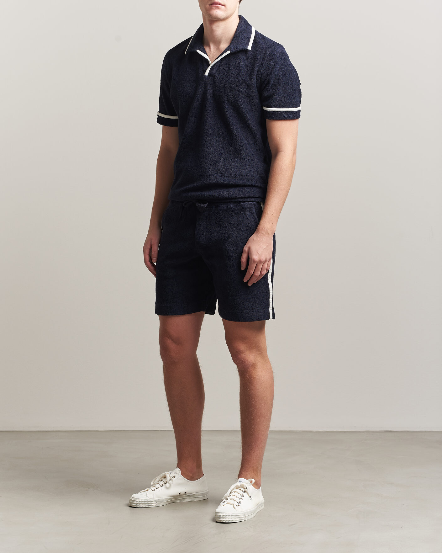Mies | Shortsit | Orlebar Brown | Trevone Towelling Shorts Night Iris