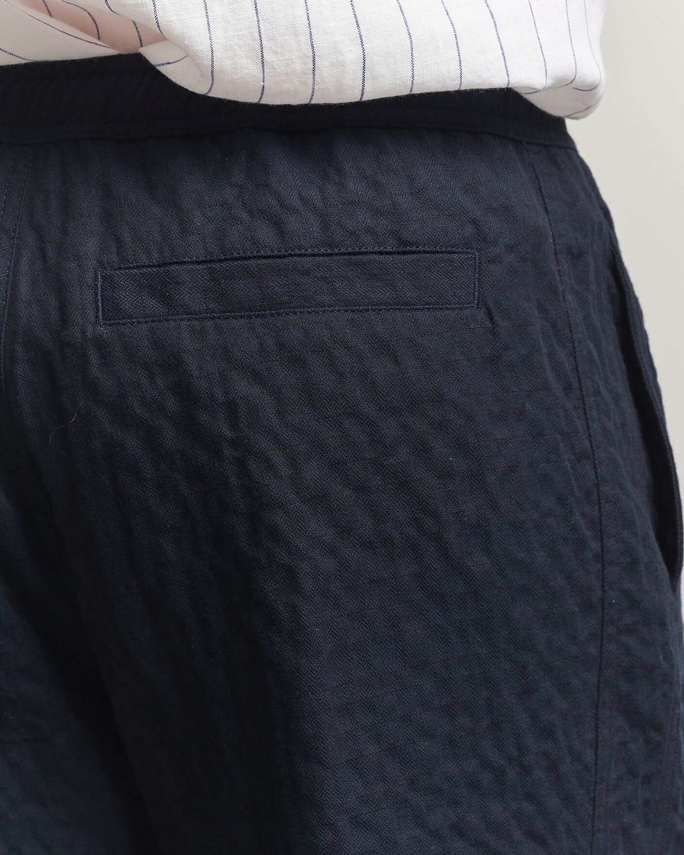 Mies | Housut | Orlebar Brown | Sonoran Sereno Herringbone Trousers Night Iris