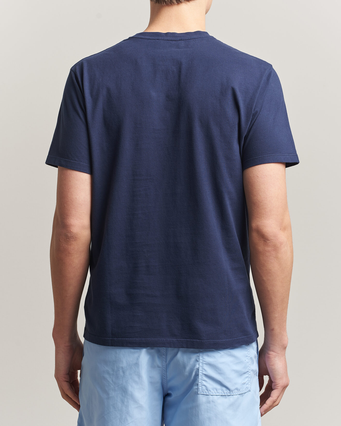 Mies | T-paidat | Vilebrequin | Embroidered Crew Neck T-Shirt Bleu Marine