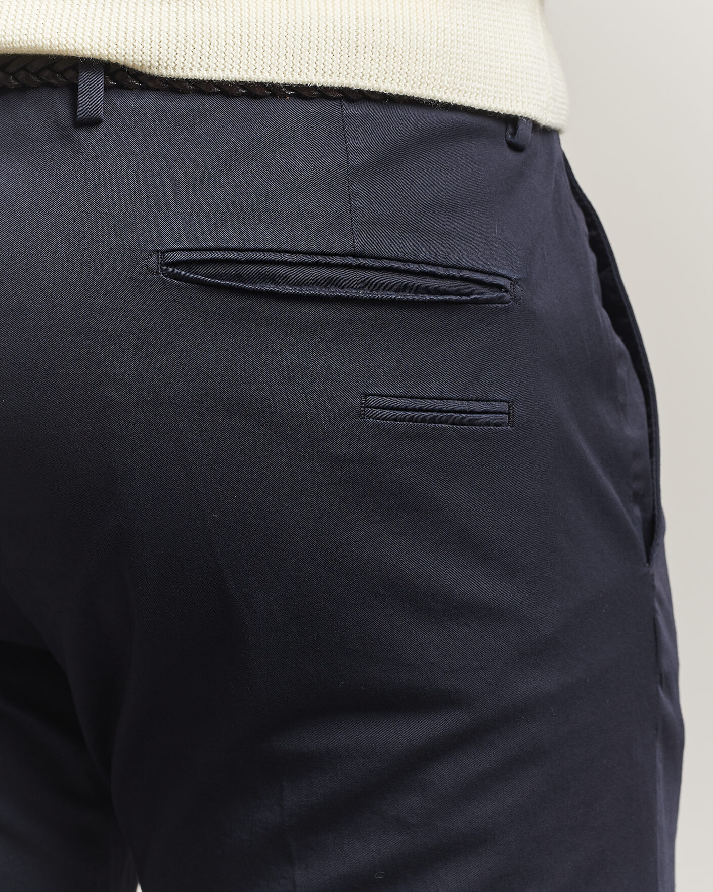 Mies | Housut | Briglia 1949 | Slim Fit Cotton Chinos Navy