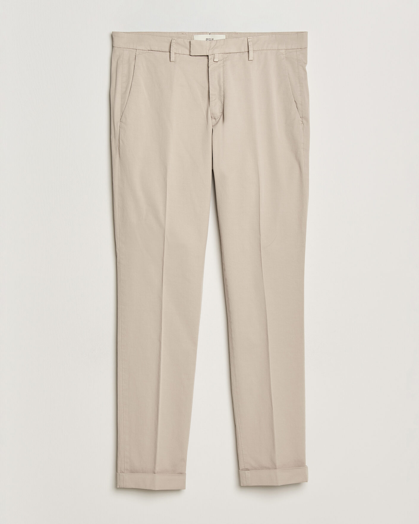 Mies | Housut | Briglia 1949 | Slim Fit Cotton Chinos Beige