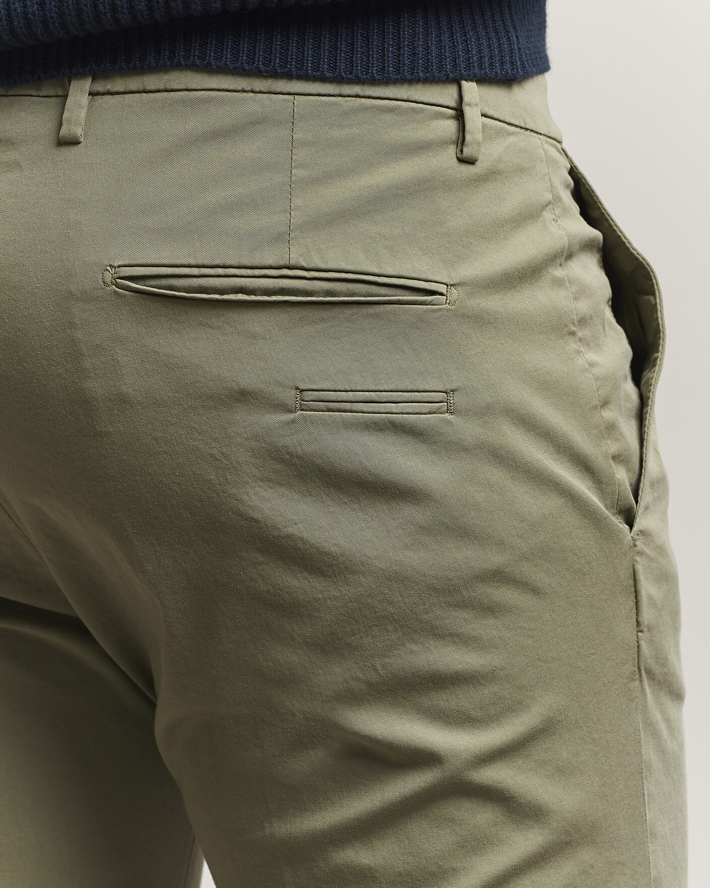 Mies | Housut | Briglia 1949 | Slim Fit Cotton Chinos Olive