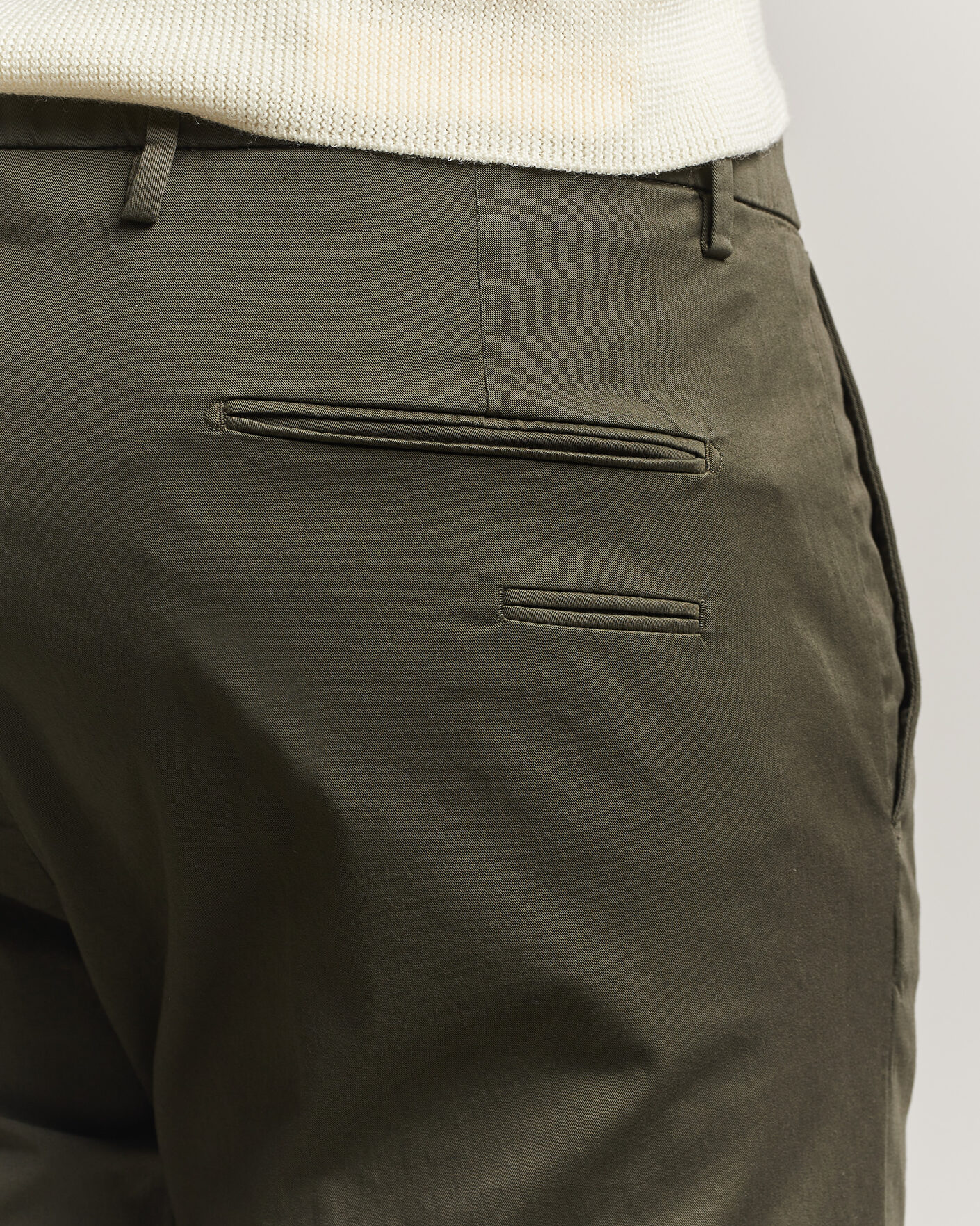 Mies | Housut | Briglia 1949 | Slim Fit Cotton Chinos Dark Green