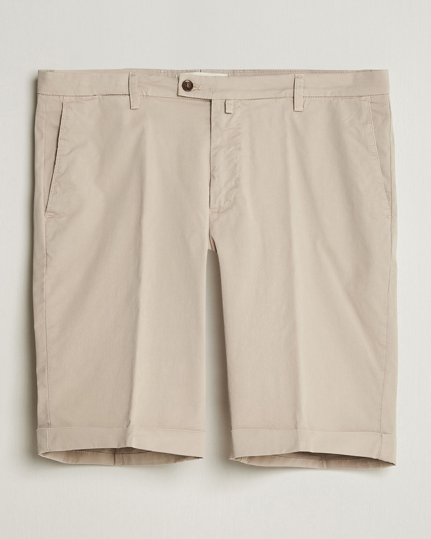 Mies | Shortsit | Briglia 1949 | Cotton Stretch Shorts Beige