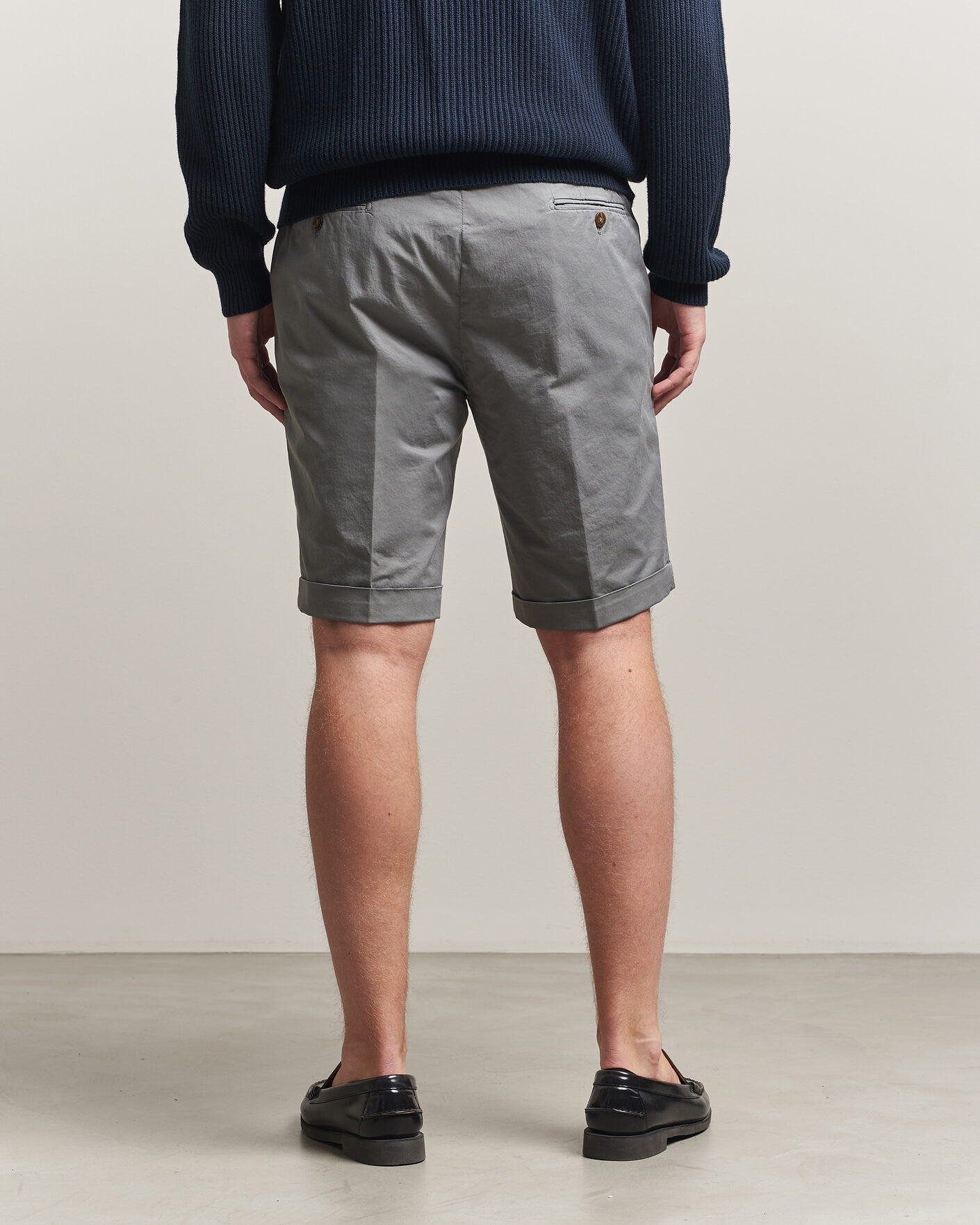 Mies | Shortsit | Briglia 1949 | Cotton Stretch Shorts Grey