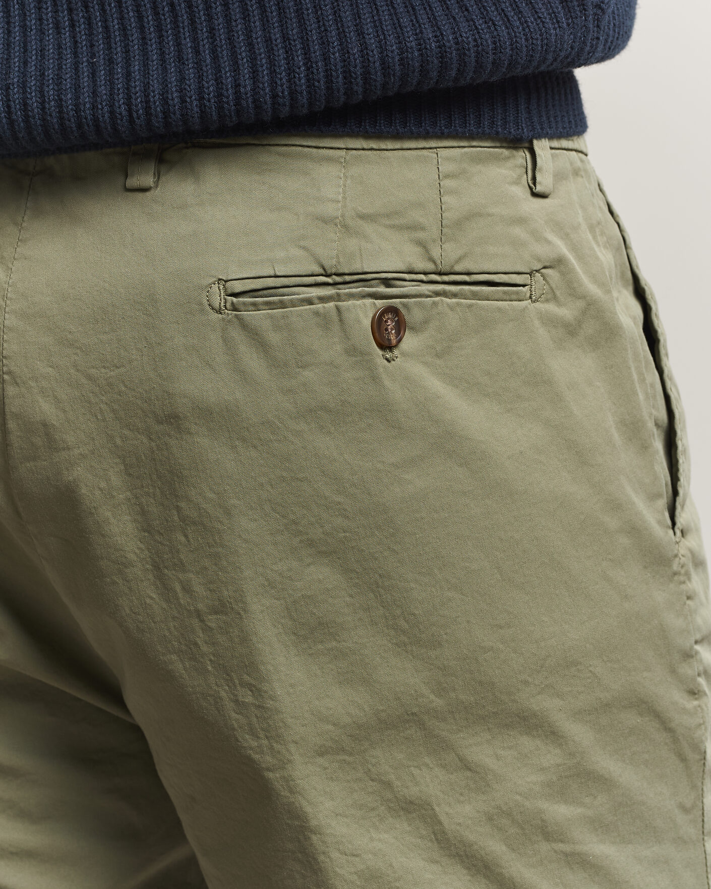 Mies | Shortsit | Briglia 1949 | Cotton Stretch Shorts Olive