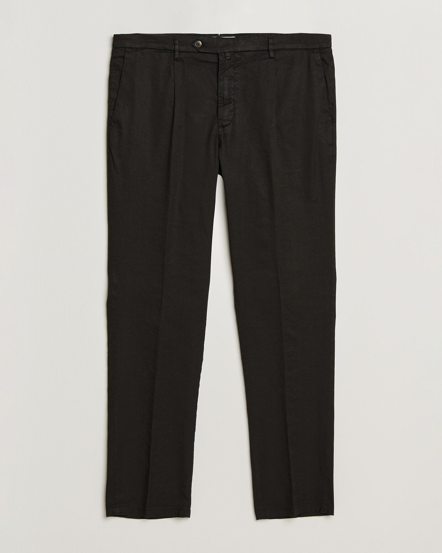 Mies | Housut | Briglia 1949 | Pleated Linen Trousers Black