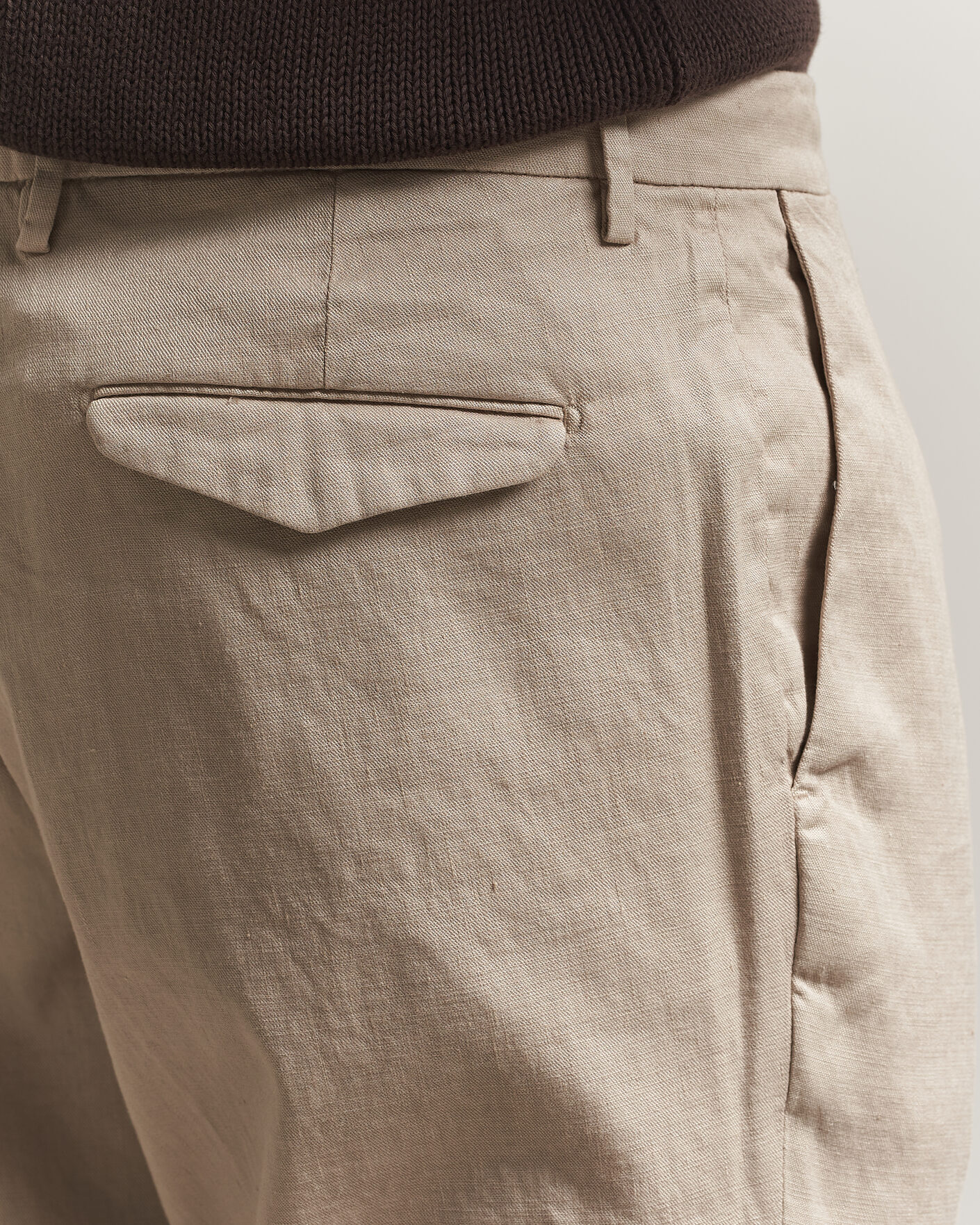 Mies | Housut | Briglia 1949 | Pleated Linen Trousers Beige