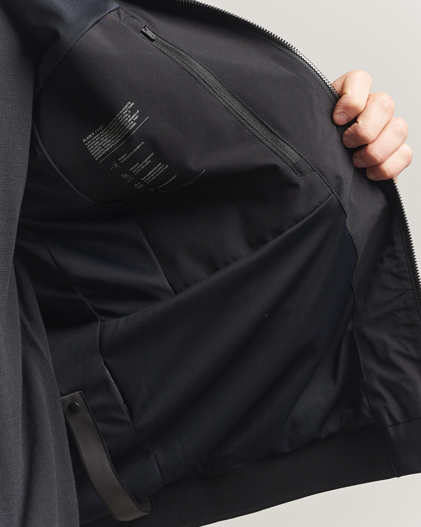 Mies | Takit | Scandinavian Edition | Plain II Waterproof Jacket Onyx