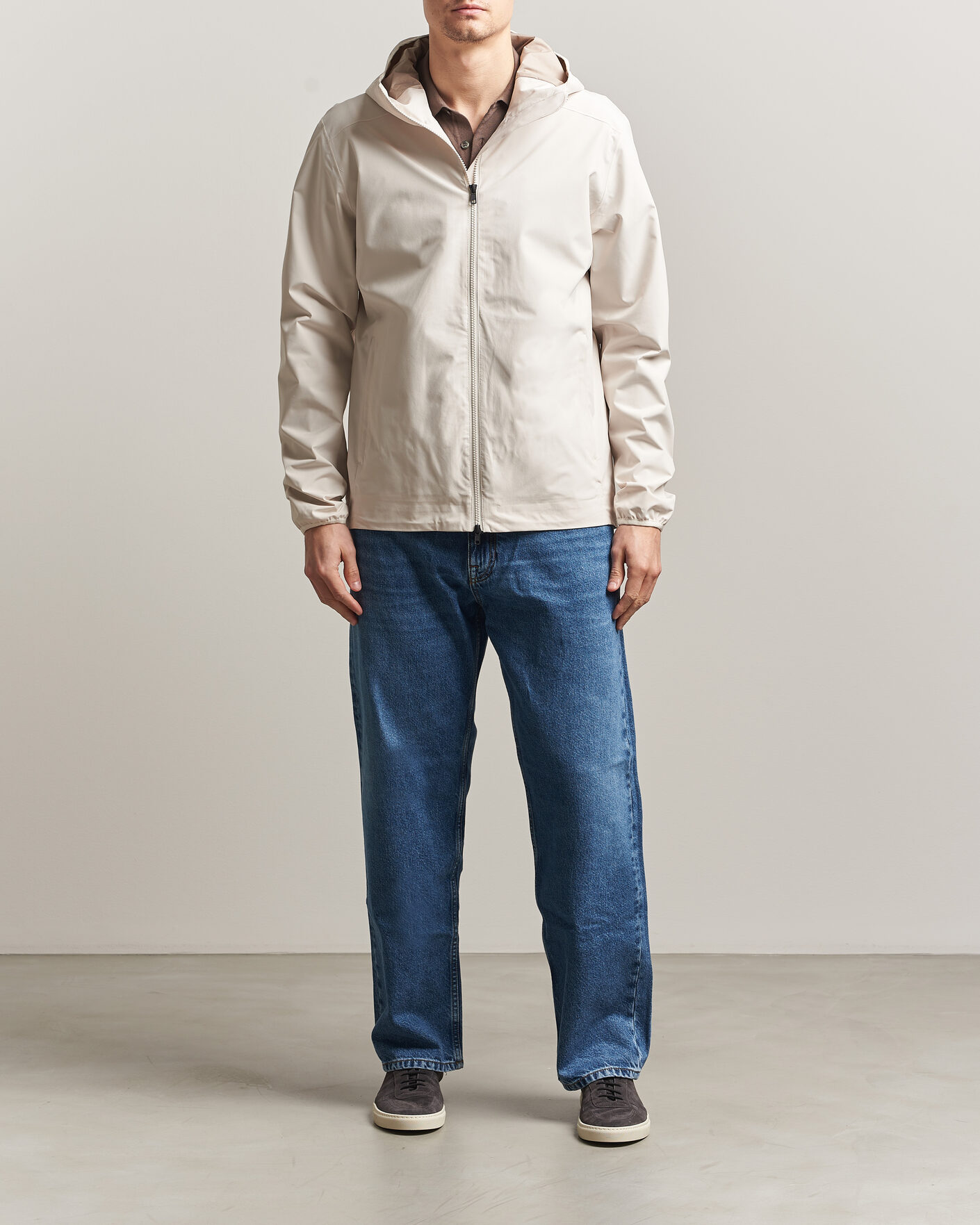 Mies | Takit | Scandinavian Edition | Hood II Waterproof Jacket Neutral White