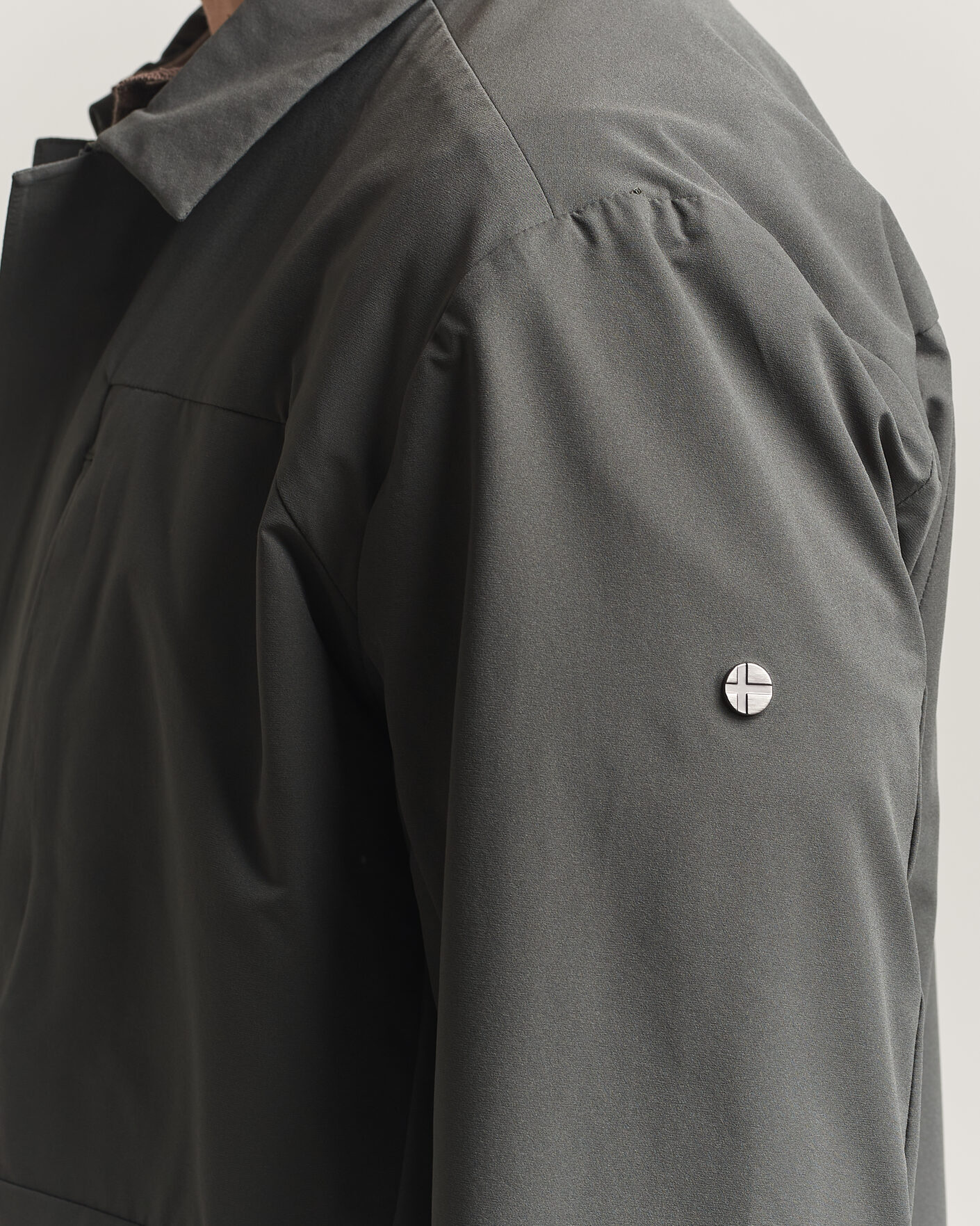 Mies | Takit | Scandinavian Edition | Merge II Stretch Shirt Jacket Dark Olive